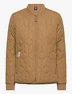 Piper W Quilted Jacket - BROWN