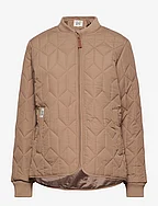 Piper W Quilted Jacket - PINE BARK