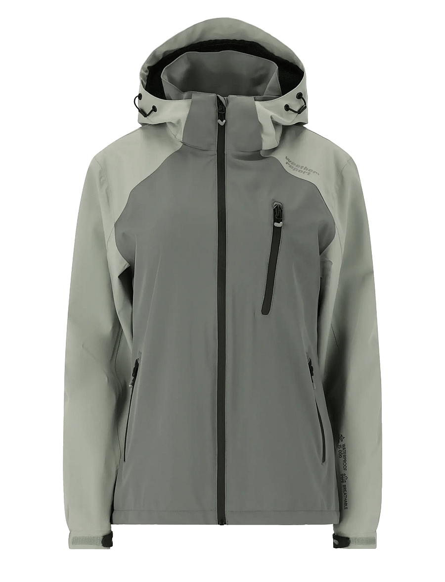 Weather Report - Camelia W AWG Jacket W-PRO 15000 - friluftsjackor - balsam green - 1