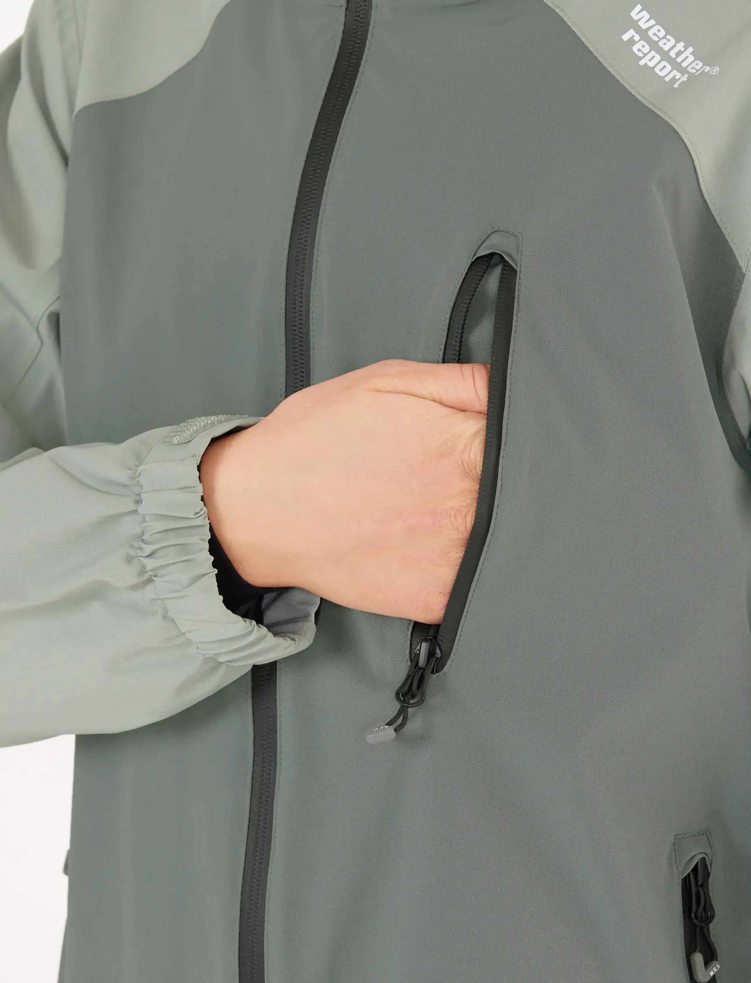 Weather Report - Camelia W AWG Jacket W-PRO 15000 - outdoor jackets - balsam green - 4
