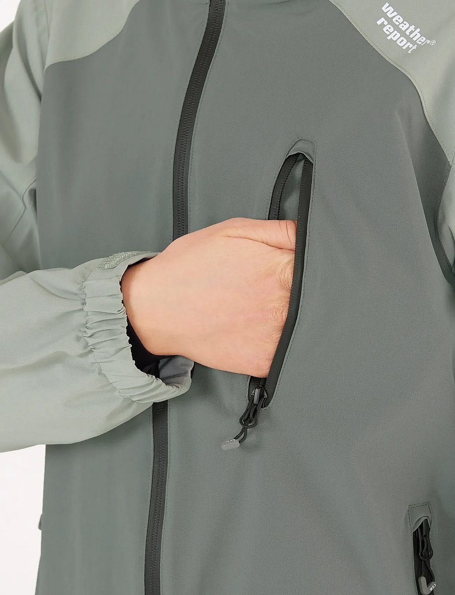 Weather Report - Camelia W AWG Jacket W-PRO 15000 - friluftsjackor - balsam green - 4