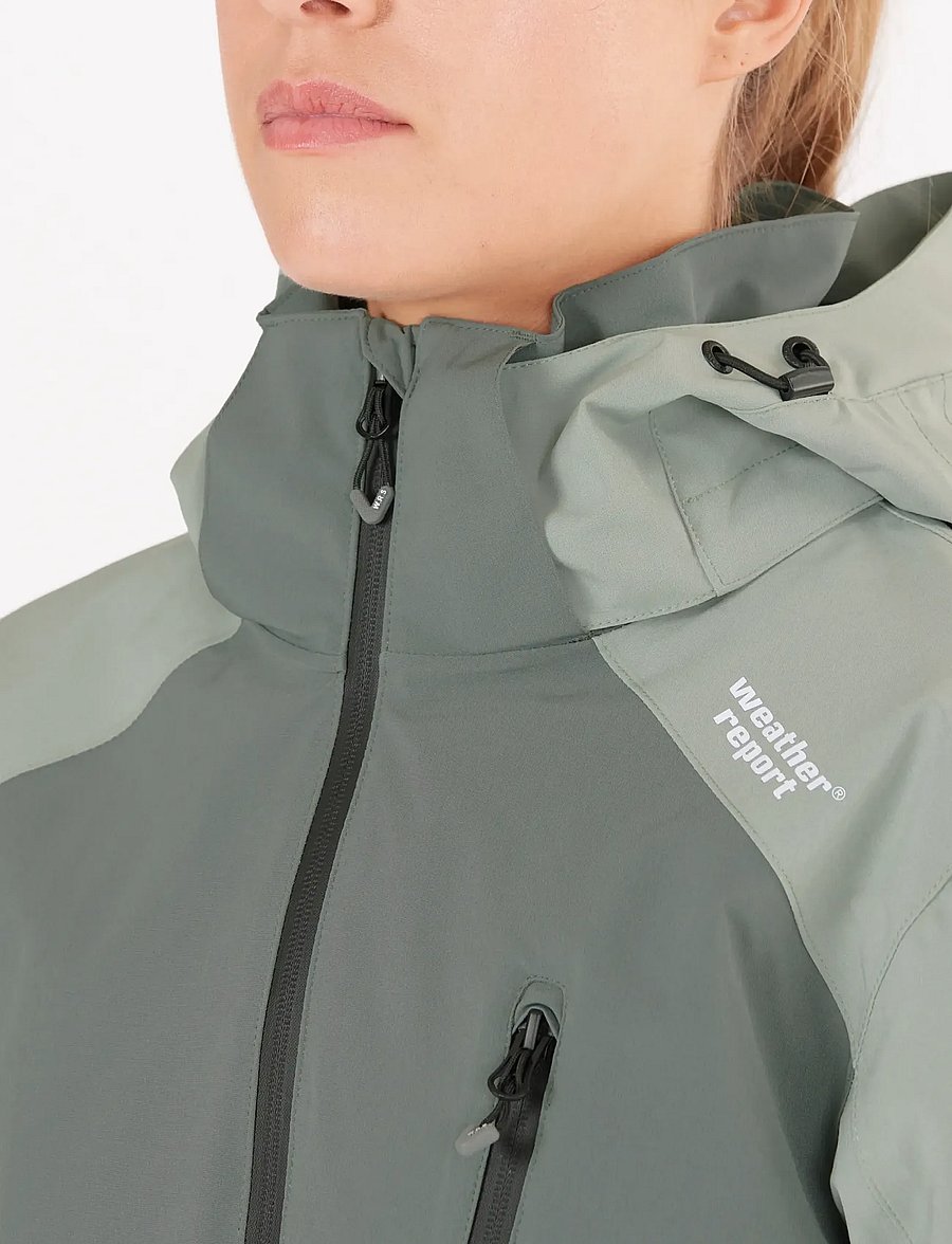 Weather Report - Camelia W AWG Jacket W-PRO 15000 - friluftsjackor - balsam green - 5