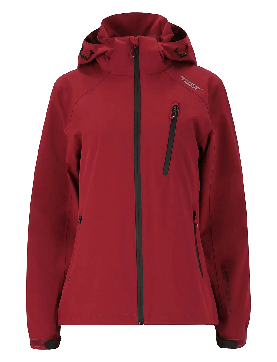 Weather Report - Camelia W AWG Jacket W-PRO 15000 - friluftsjakker - biking red - 1