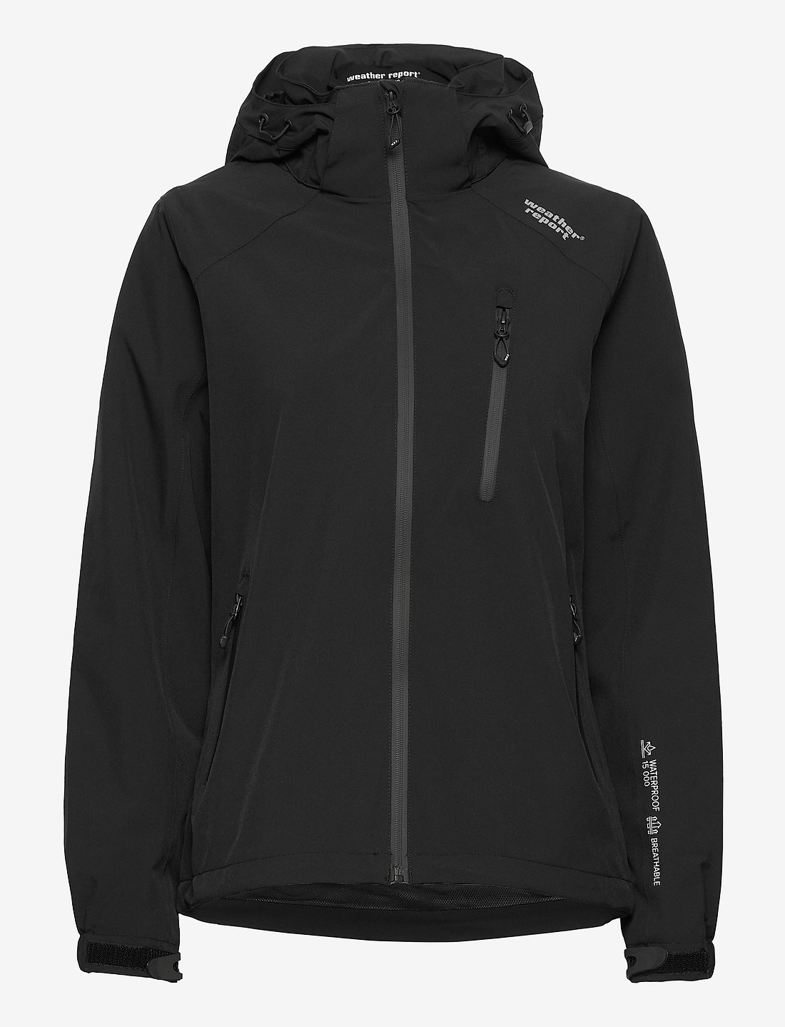 Weather Report - Camelia W AWG Jacket W-PRO 15000 - friluftsjakker - black - 0