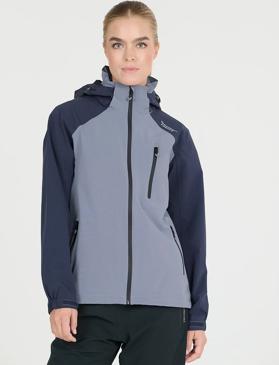 Weather Report - Camelia W AWG Jacket W-PRO 15000 - friluftsjakker - flint stone - 0