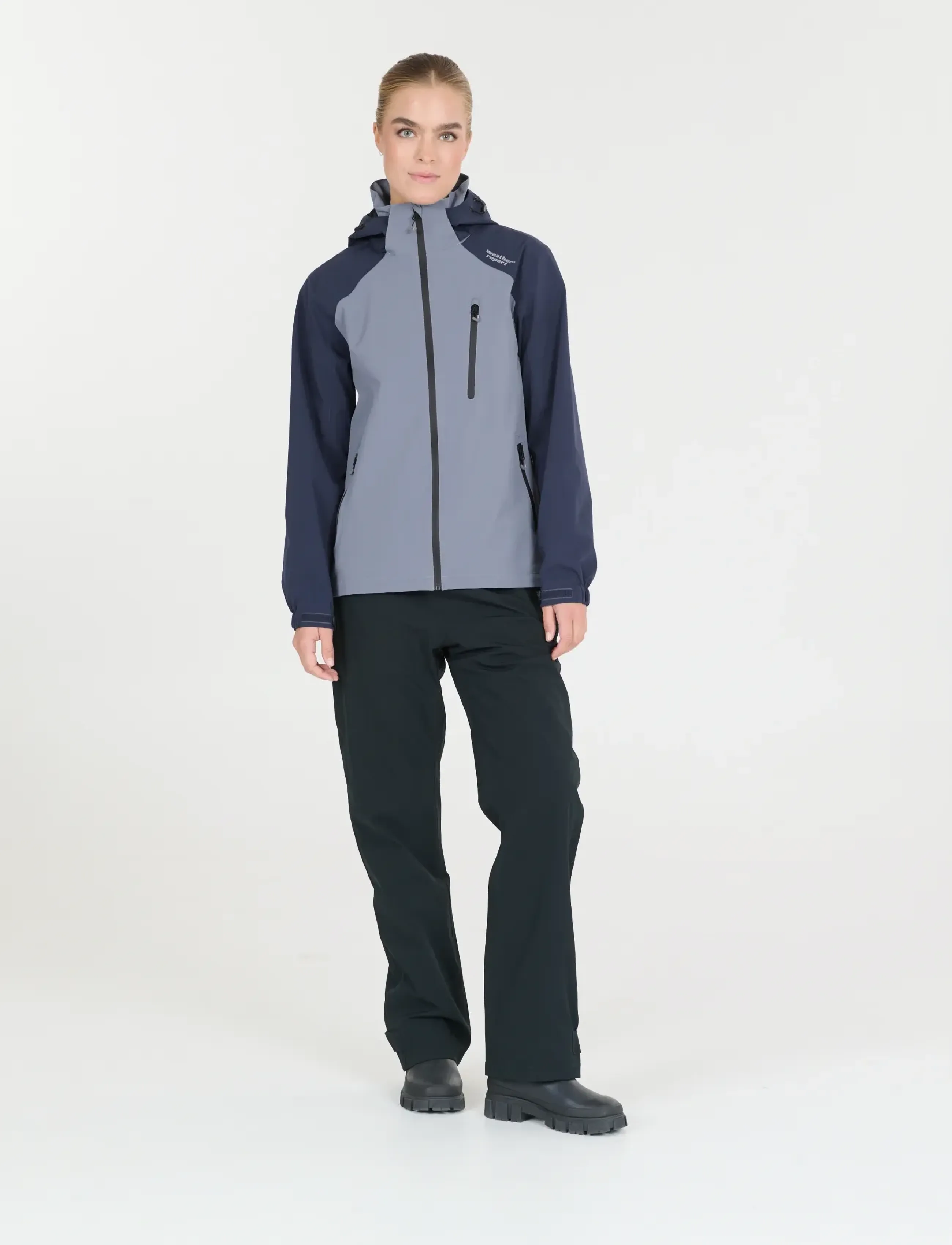 Weather Report - Camelia W AWG Jacket W-PRO 15000 - friluftsjakker - flint stone - 4