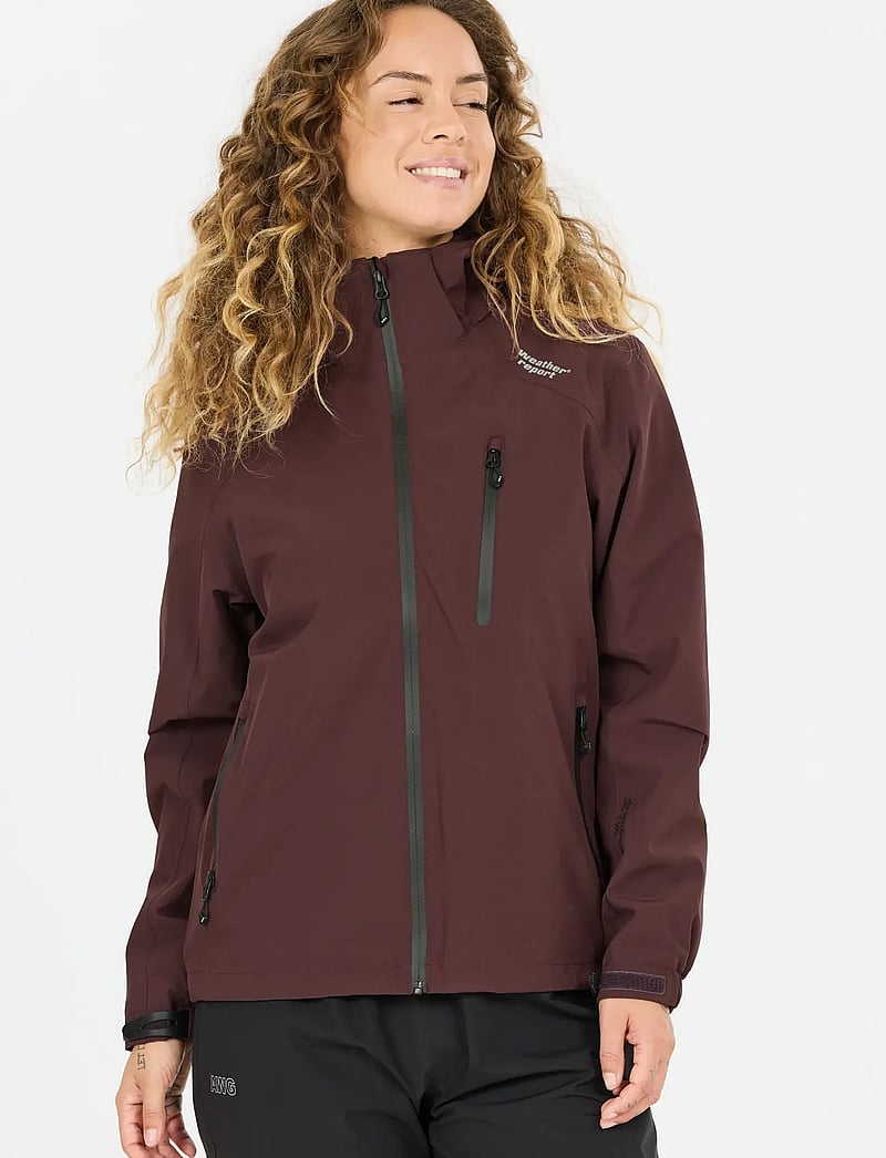 Weather Report - Camelia W AWG Jacket W-PRO 15000 - välijoped - fudge - 0