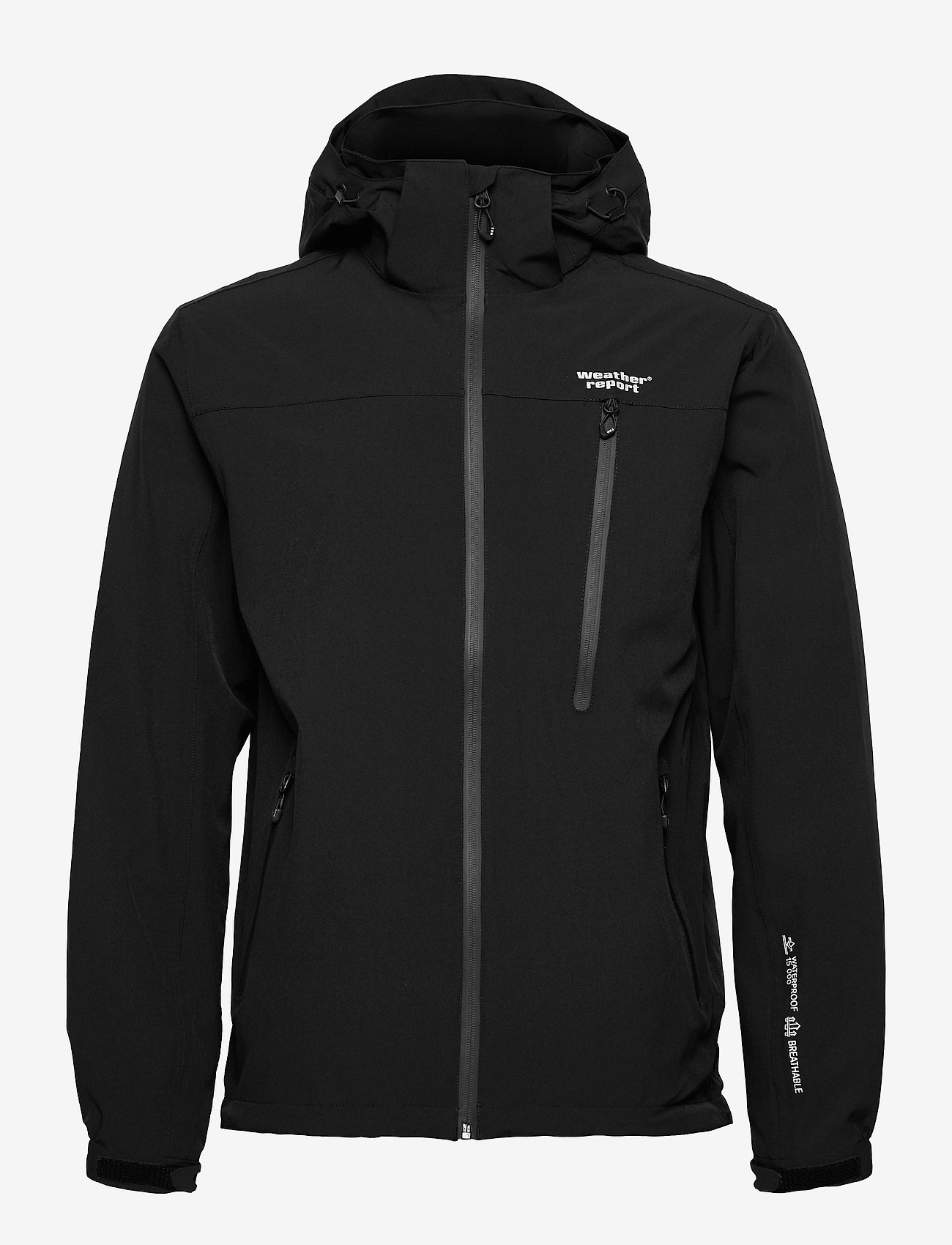 Weather Report - Delton M AWG Jacket W-PRO 15000 - spring jackets - black - 0
