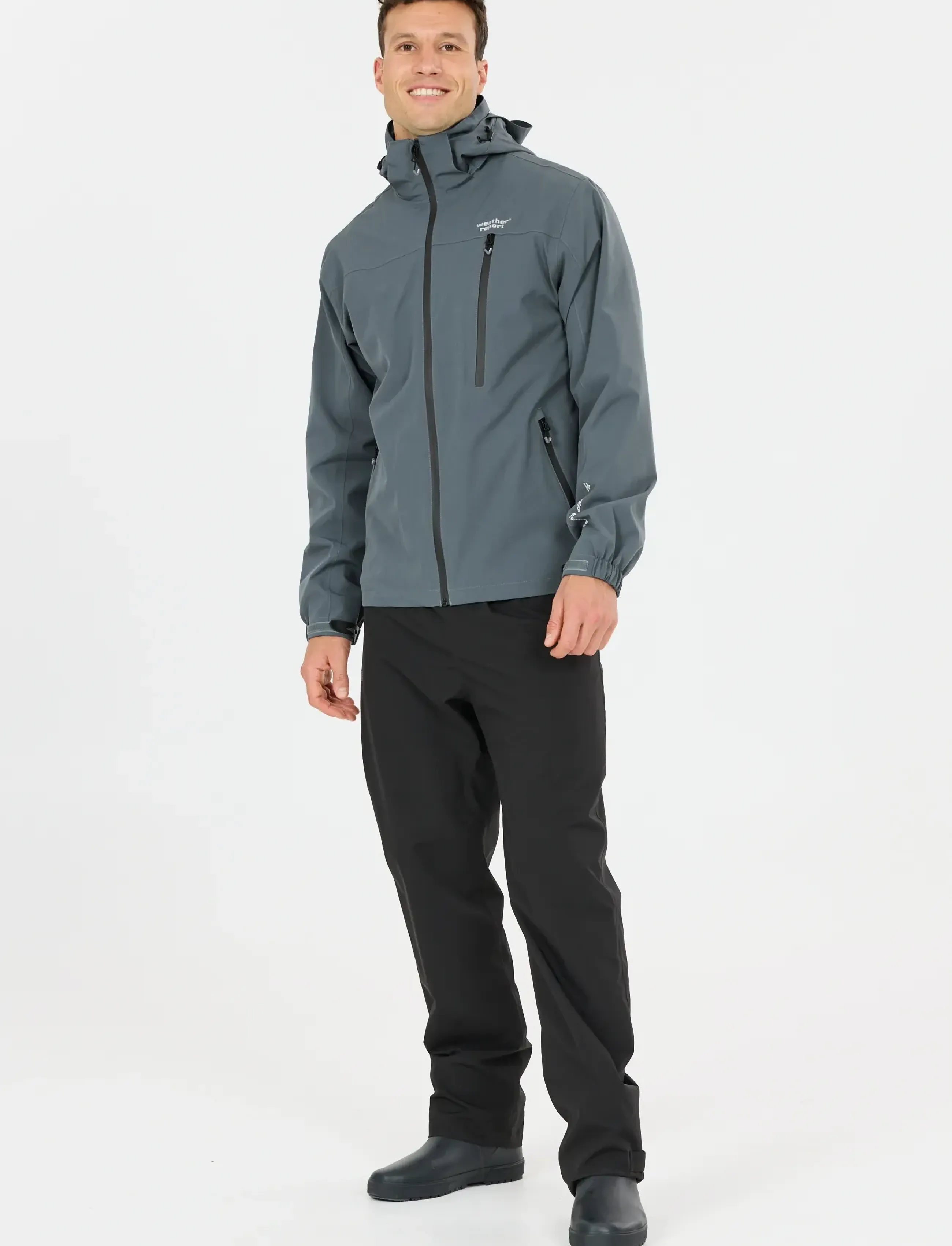 Weather Report - Delton M AWG Jacket W-PRO 15000 - outdoor jacken - dark slate - 4