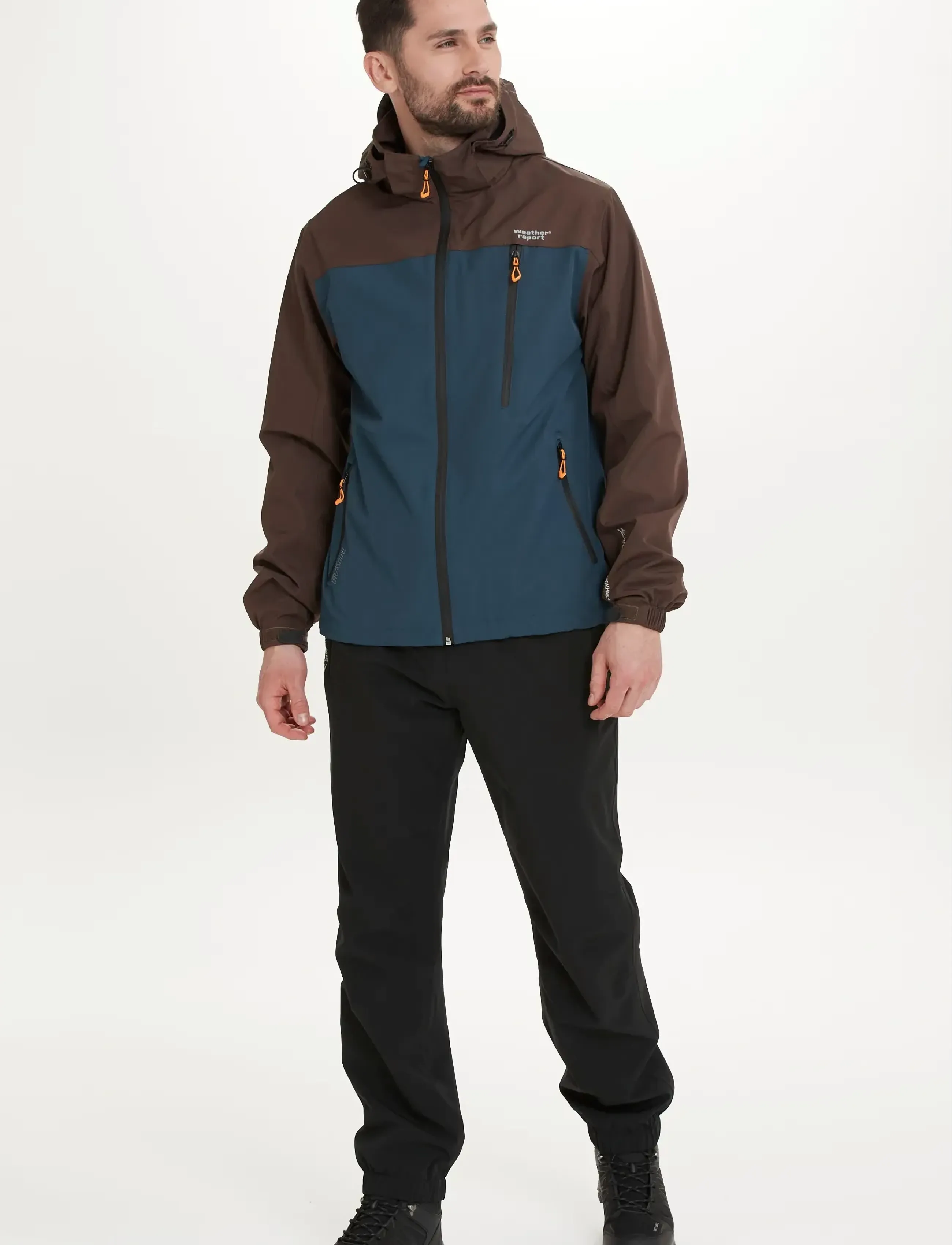 Weather Report Landon M Slim Fit AWG Pant W-PRO 15 - Tänavastiil - BLACK / black