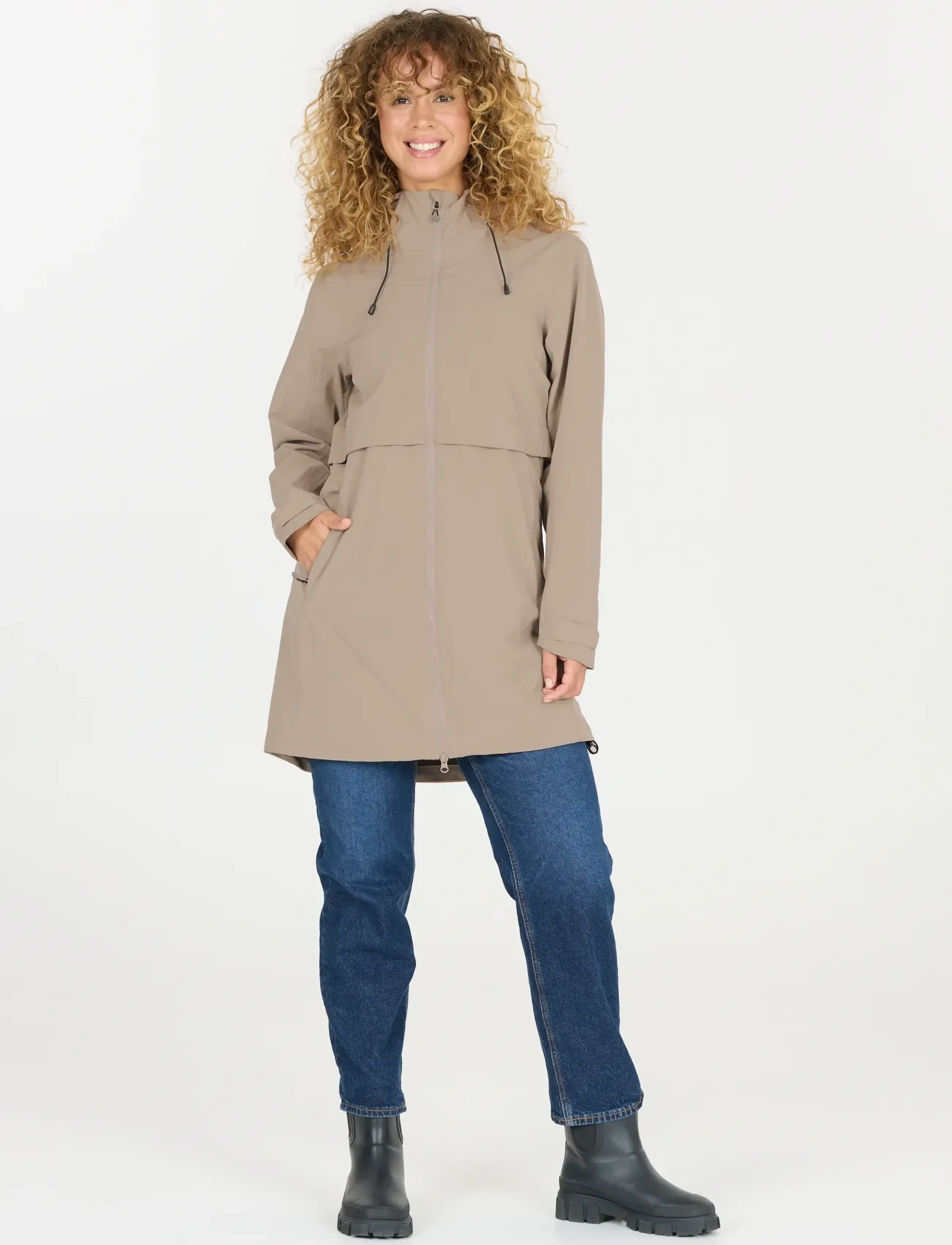 Weather Report - Dayton W Long AWG Stretch Jacket W- - friluftsjakker - moon rock - 4