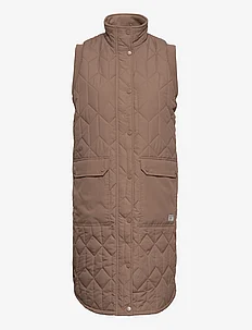Beah W Long Quilted Vest, Weather Report