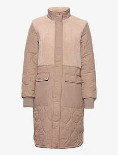 Hollie W Long Quilted Jacket, Weather Report