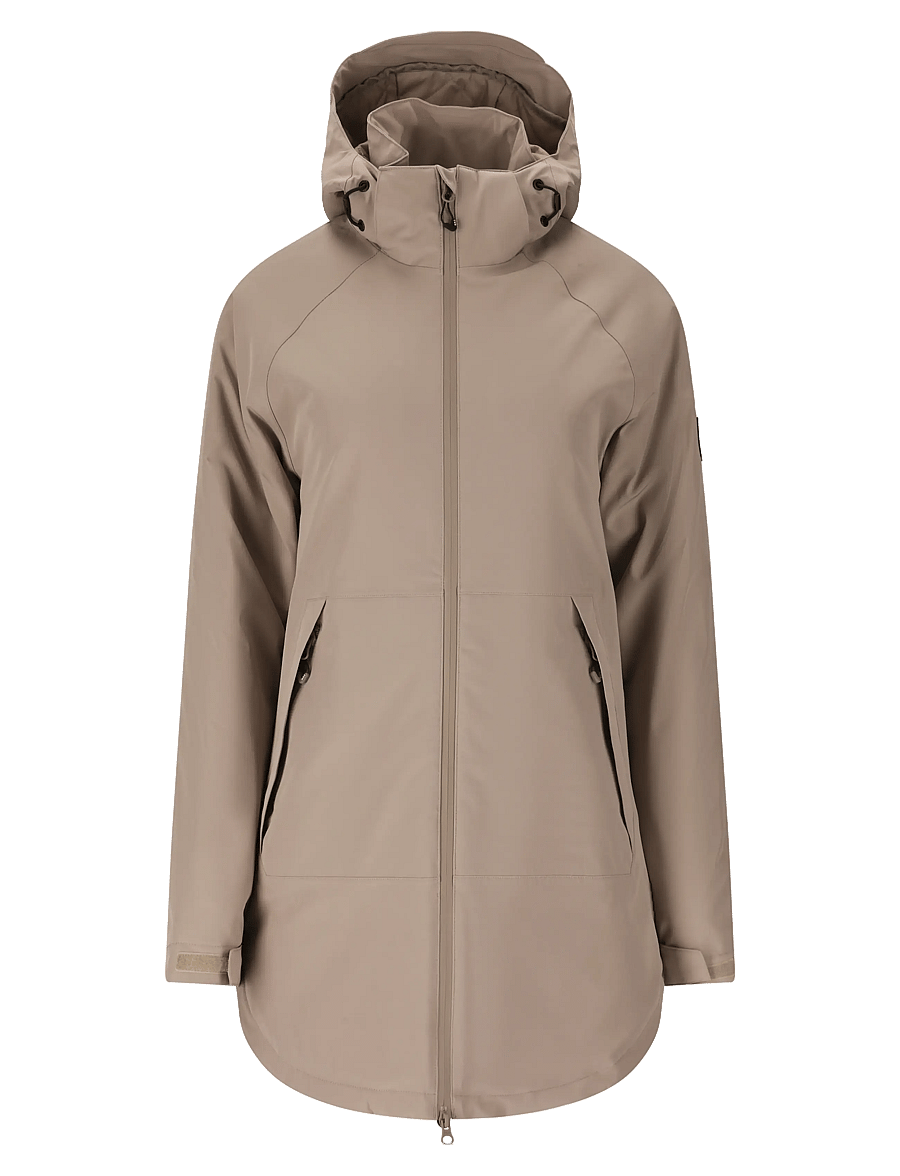 Weather Report - Britta W Padded Jacket W-Pro 15000 - winter jackets - moon rock - 0