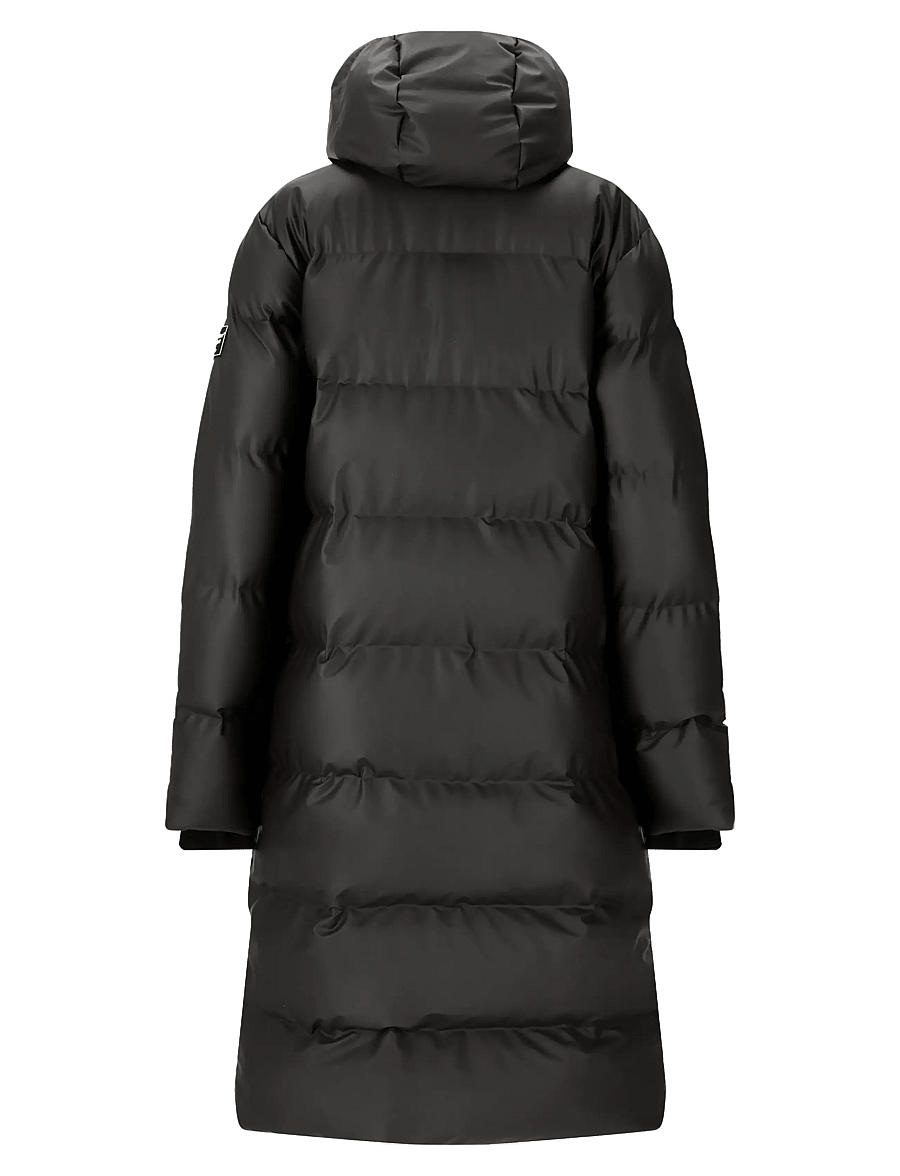 Weather Report - Audrey W Long PU Puffer Jacket W-Pr - black - 2