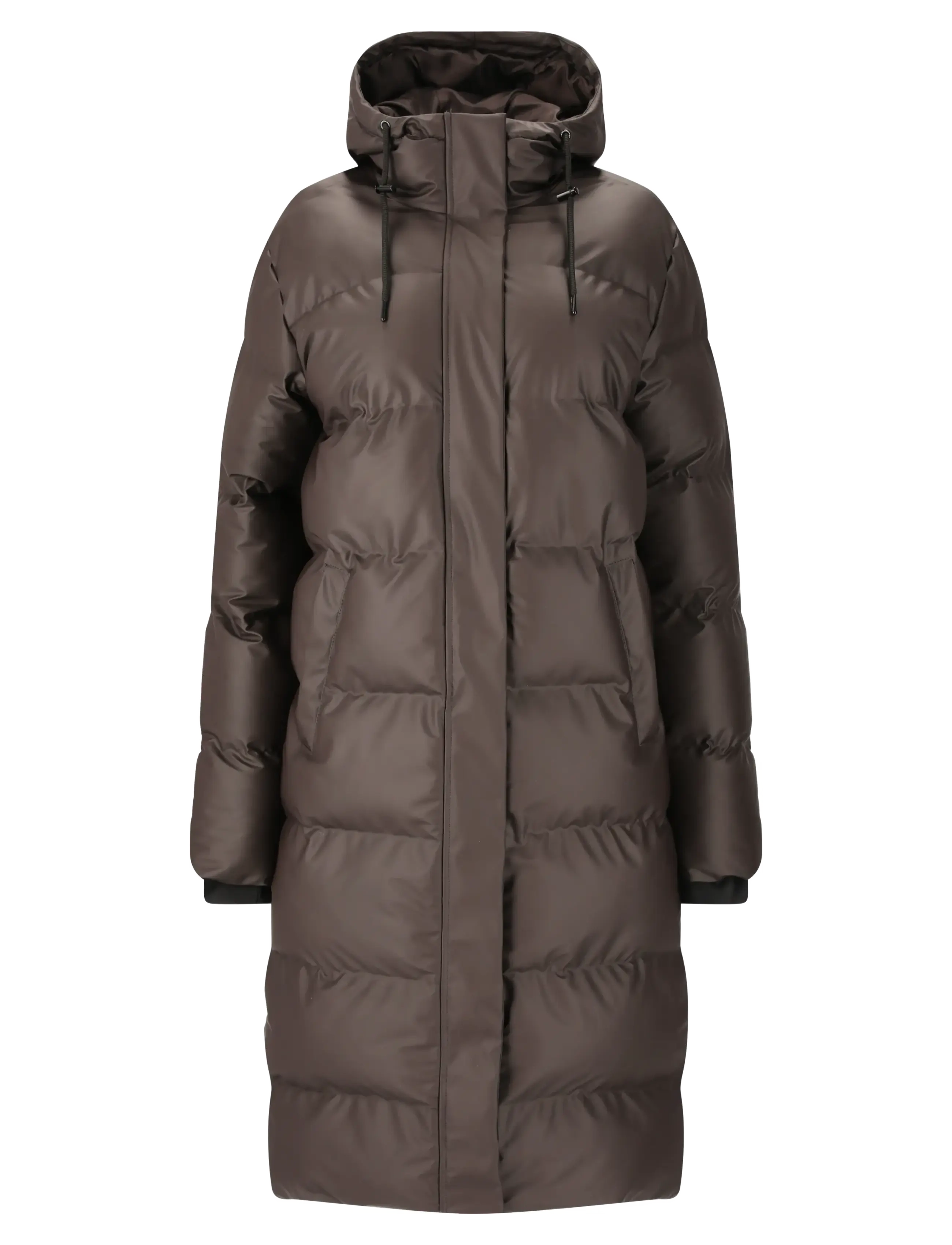Weather Report Audrey W Long PU Puffer Jacket W-Pr - Daunenjacken - ESPRESSO / brown