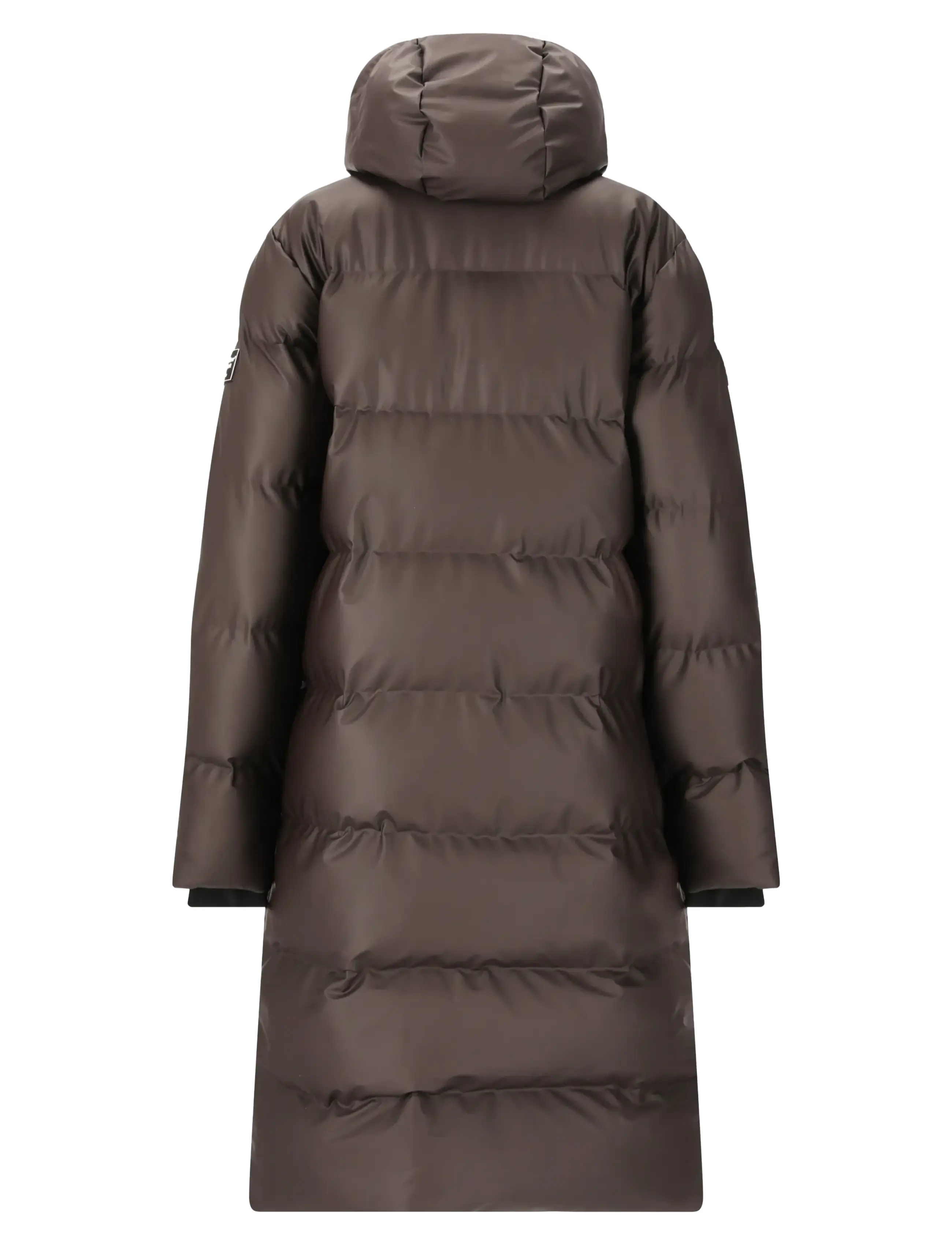 Weather Report - Audrey W Long PU Puffer Jacket W-Pr - espresso - 2