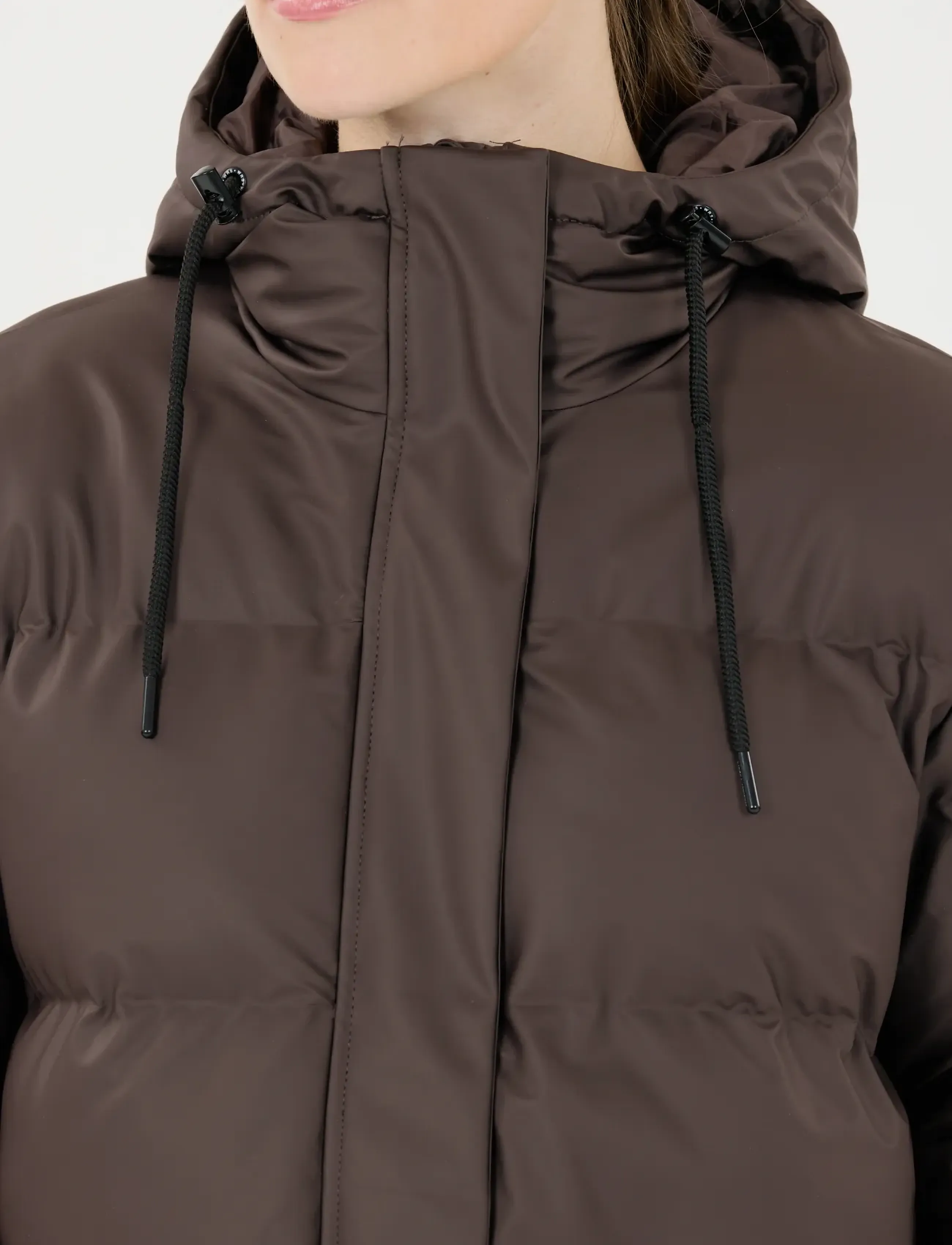 Audrey W Long Pu Puffer Jacket W-Pr