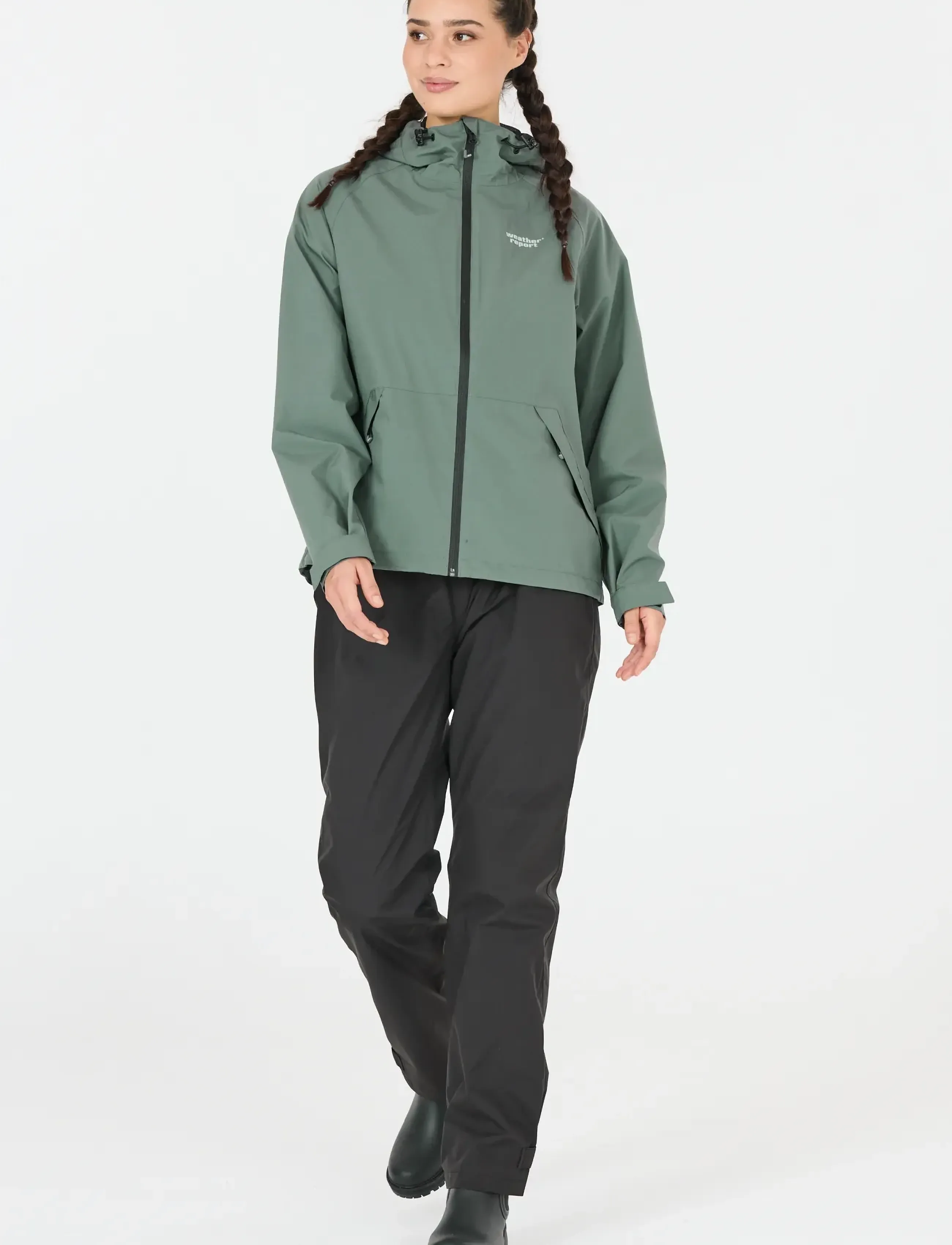 Weather Report - Gust W AWG Set W-PRO 10000 - regnbukser - balsam green - 3