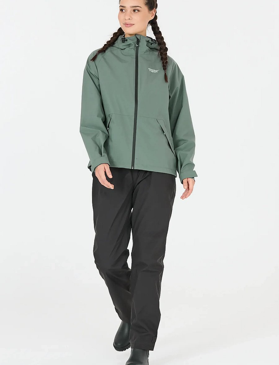 Weather Report - Gust W AWG Set W-PRO 10000 - rain jackets - balsam green - 3