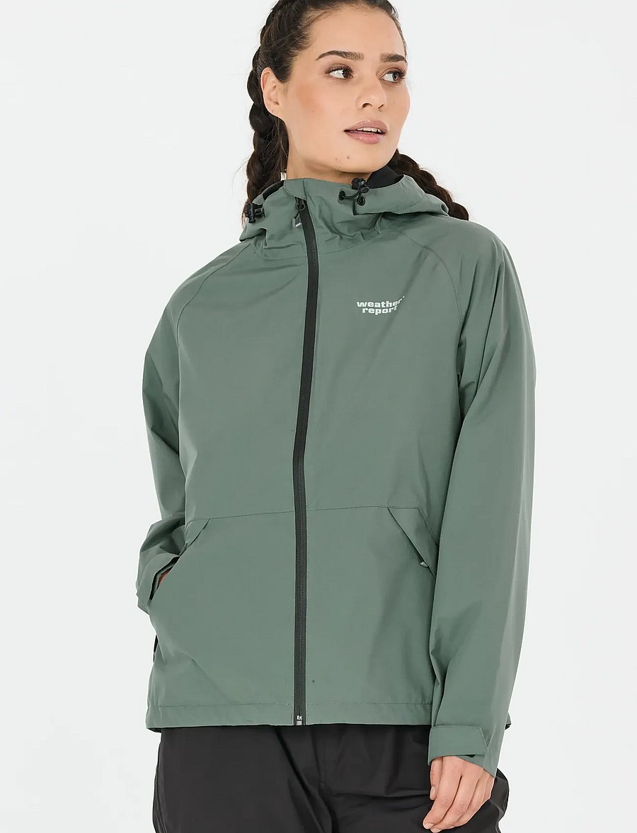 Weather Report - Gust W AWG Set W-PRO 10000 - rain jackets - balsam green - 5