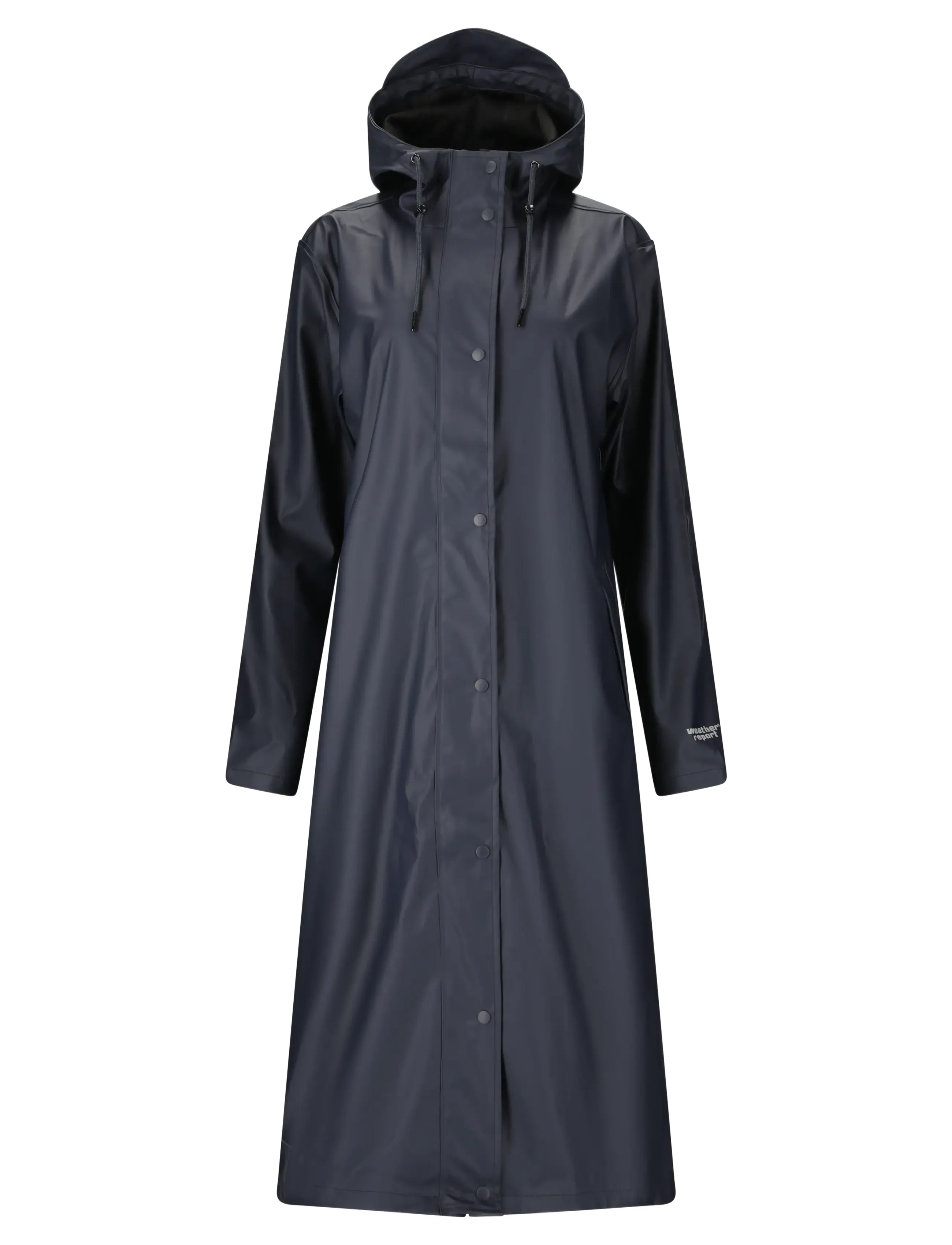 Weather Report Typhoon W PU Long Jacket - Nýkomið - SALUTE / black