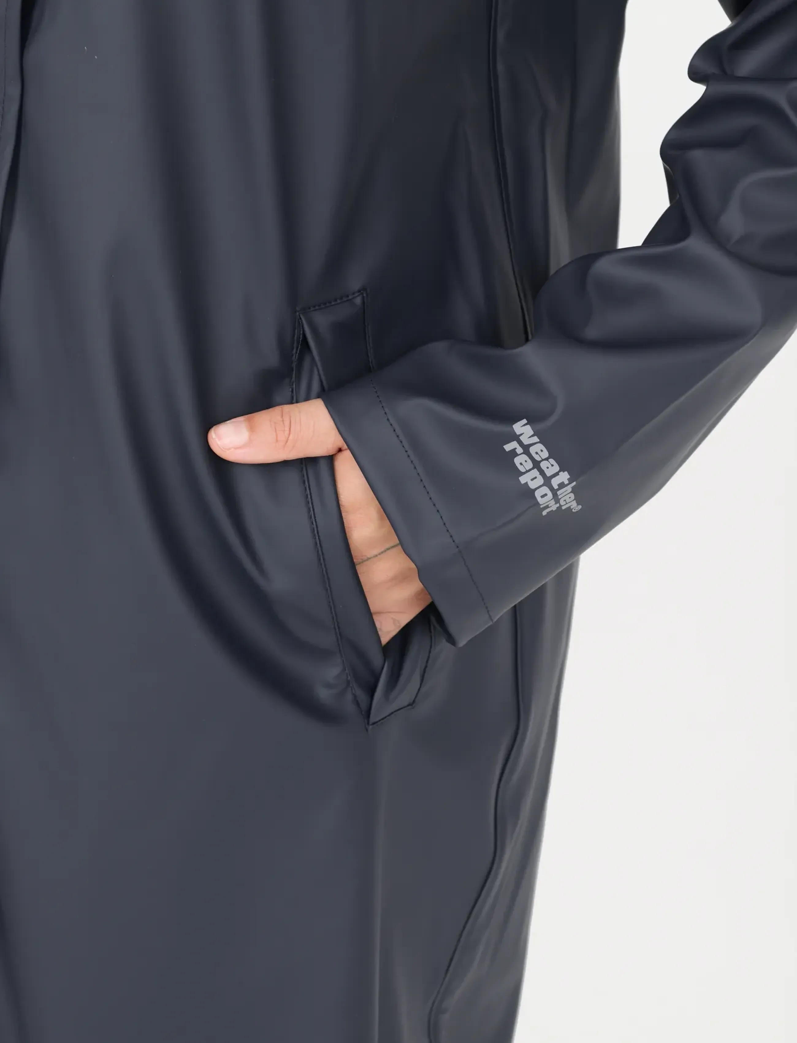 Weather Report - Typhoon W PU Long Jacket - outdoor - salute - 3