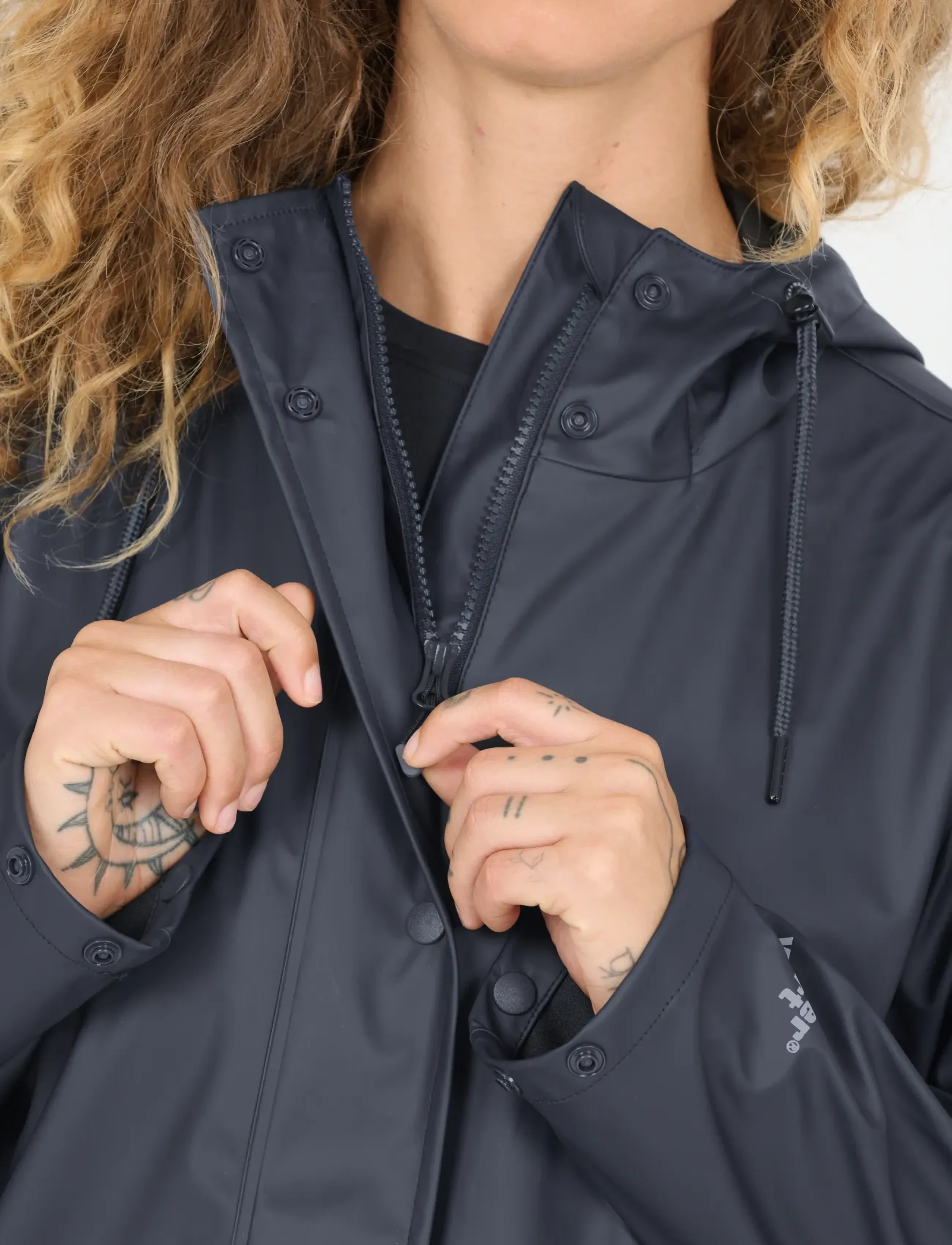 Weather Report - Typhoon W PU Long Jacket - outdoor - salute - 4