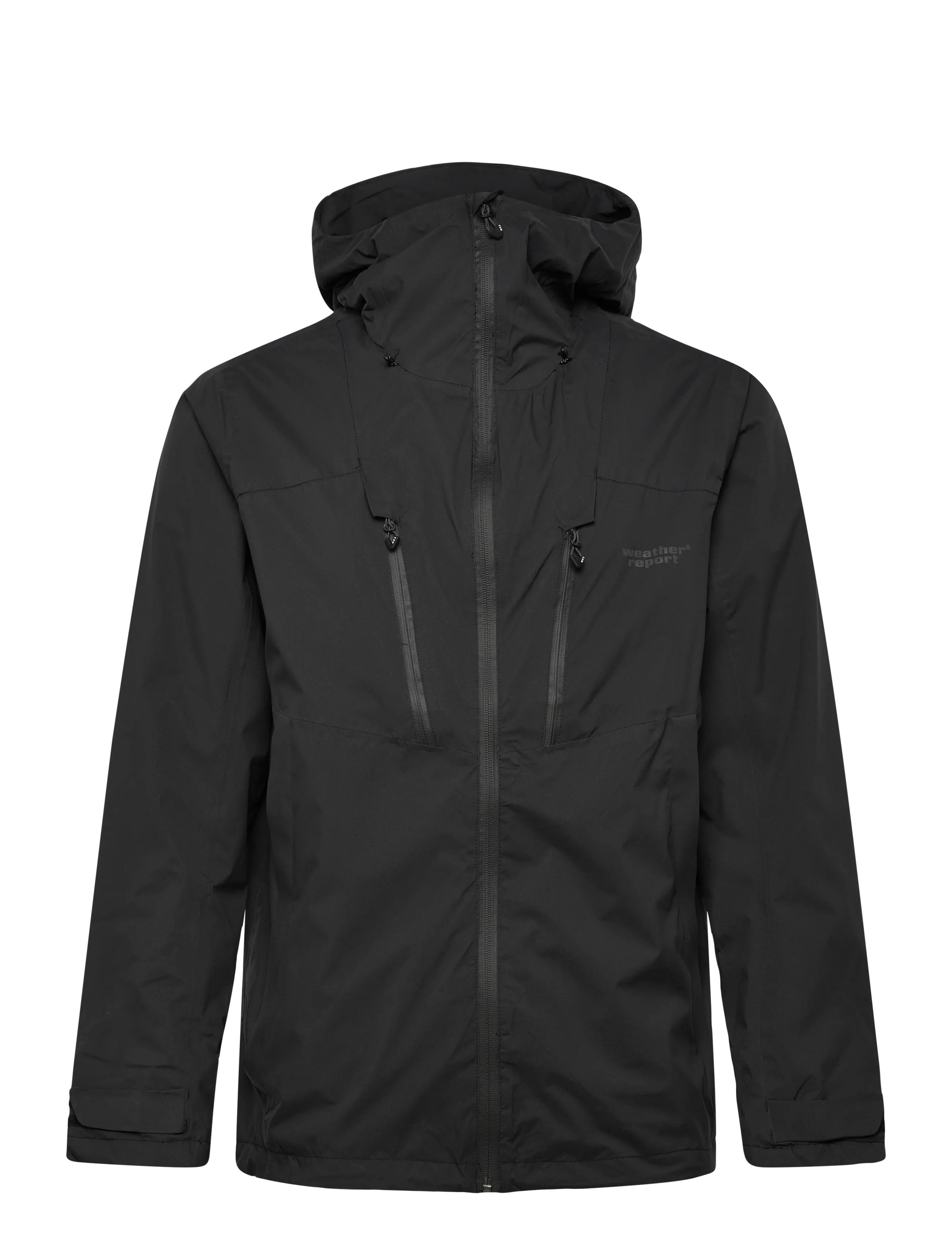 Weather Report Harbor M Rain-Tech Jacket W-PRO 200 - Overtøj - BLACK / black