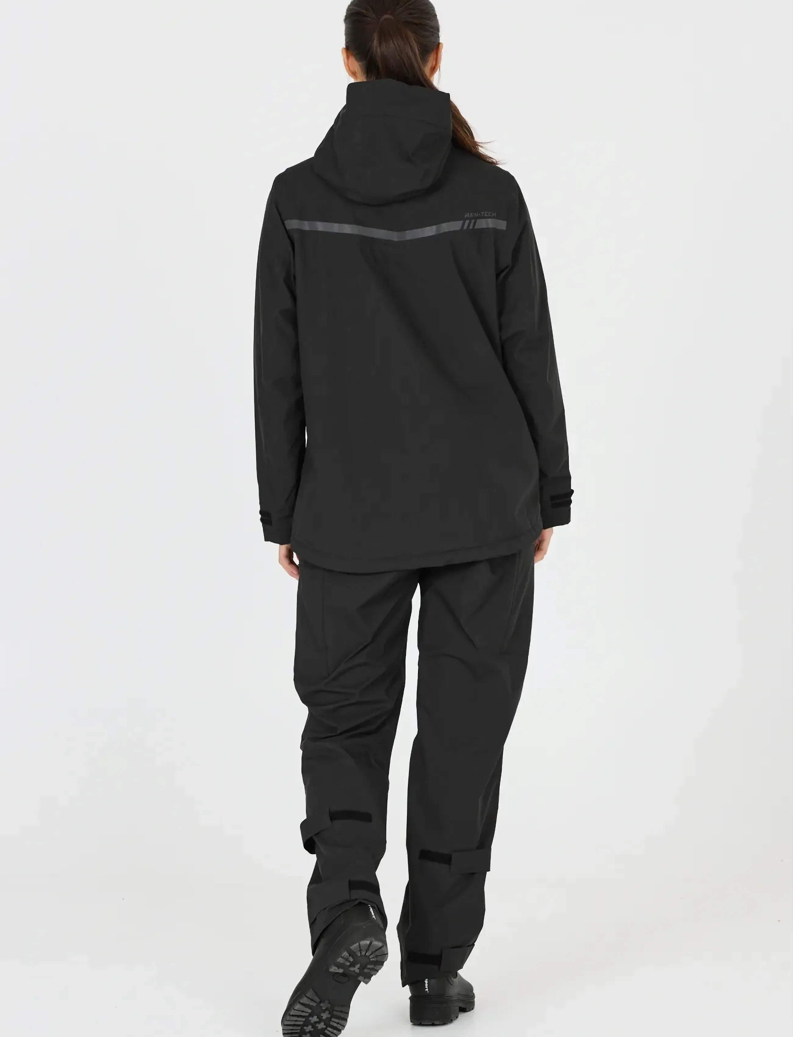 Weather Report Harbor W Rain-Tech Jacket W-Pro 200, 38, Black, Sport Rainwear > Sport Raincoats, Dame