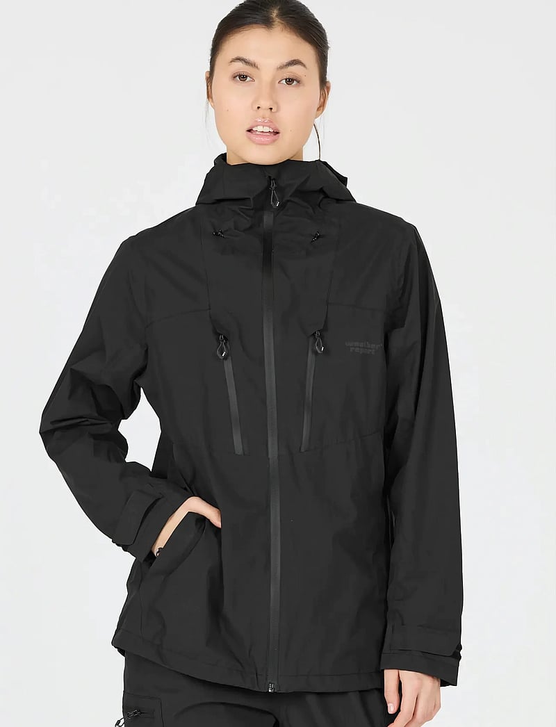 Weather Report - Harbor W Rain-Tech Jacket W-PRO 20000 - ytterkläder - black - 3