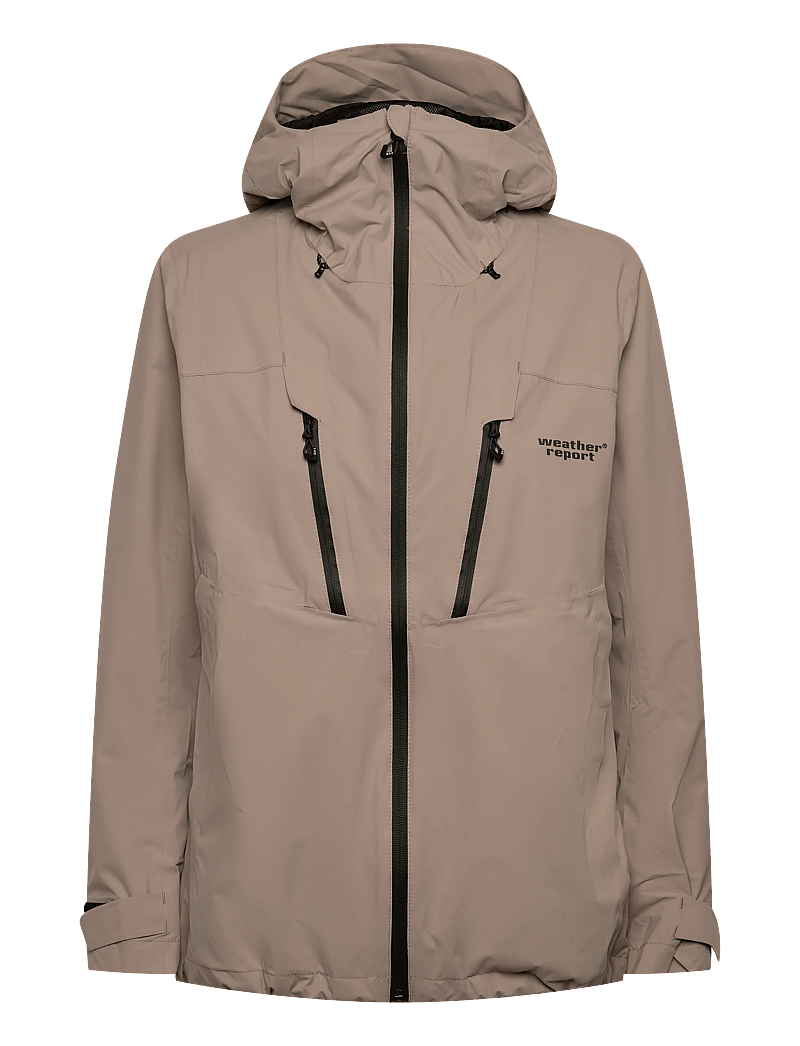 Weather Report - Harbor W Rain-Tech Jacket W-PRO 200 - overtøj - moon rock - 1