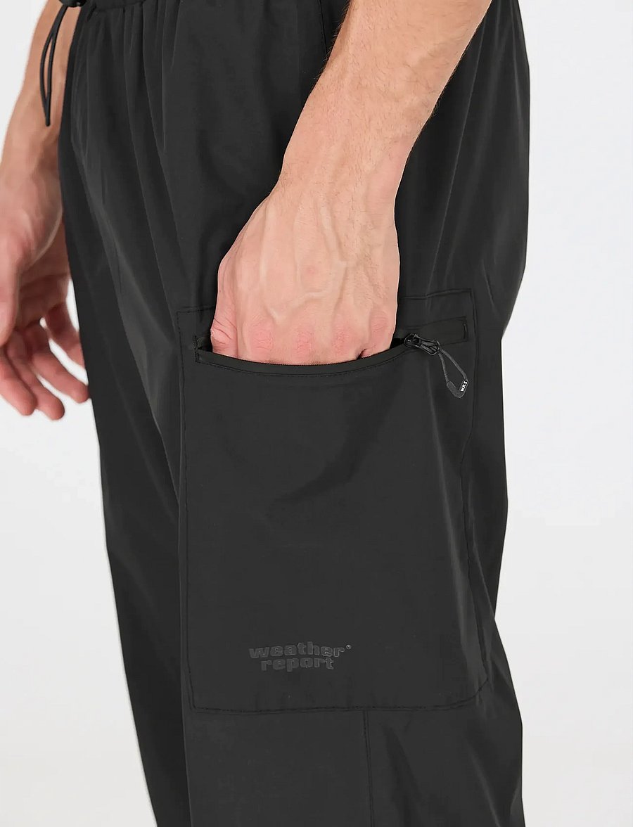 Weather Report - Harbor M Rain-Tech Pants W-PRO 2000 - vihmapüksid - black - 3