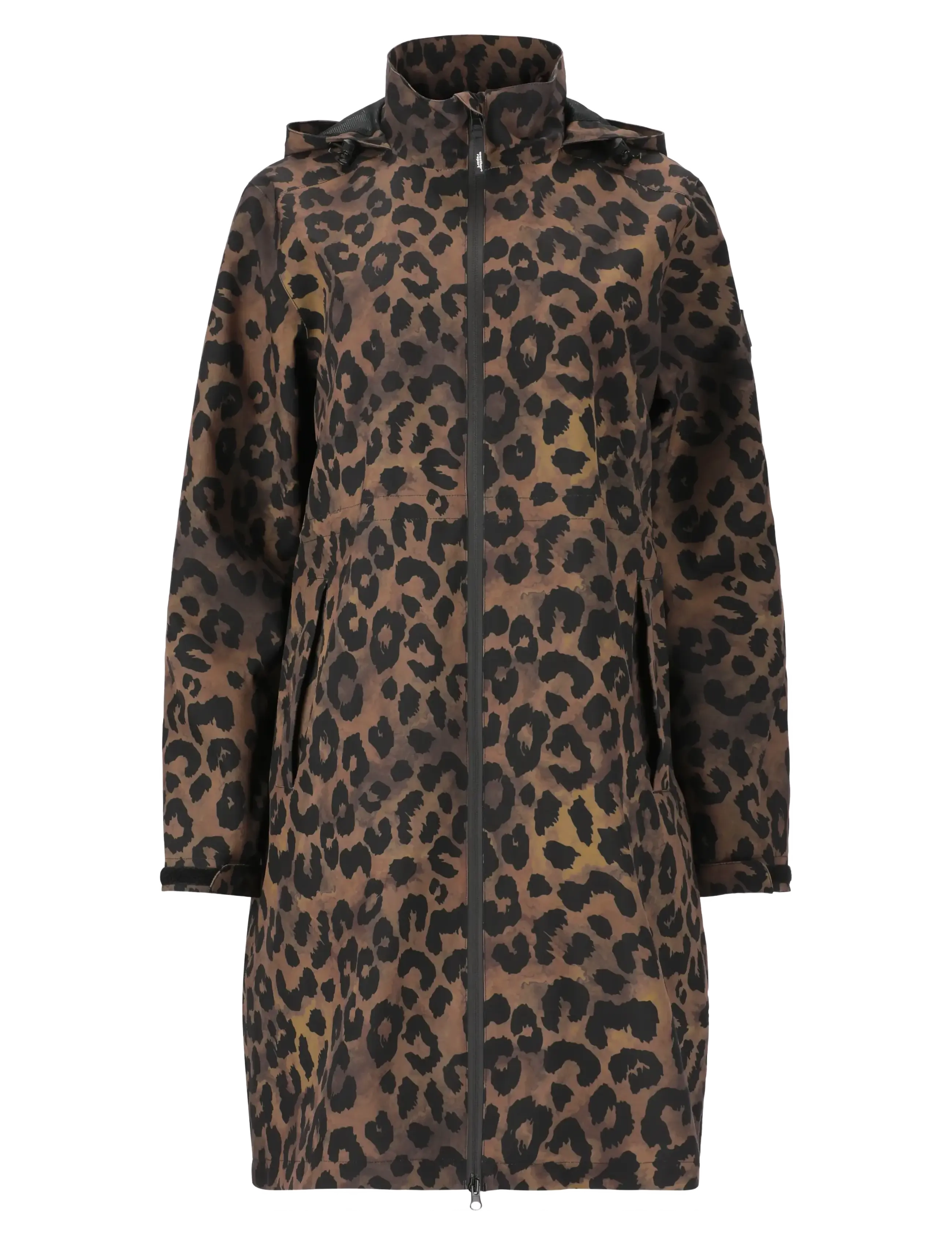 Weather Report Balmy W AOP Jacket W-PRO 15000 - Weather Report - BLACK / brown