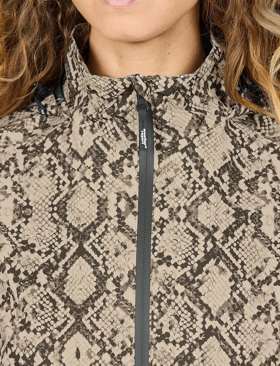 Weather Report - Balmy W AOP Jacket W-PRO 15000 - overtøj - island fossil - 3