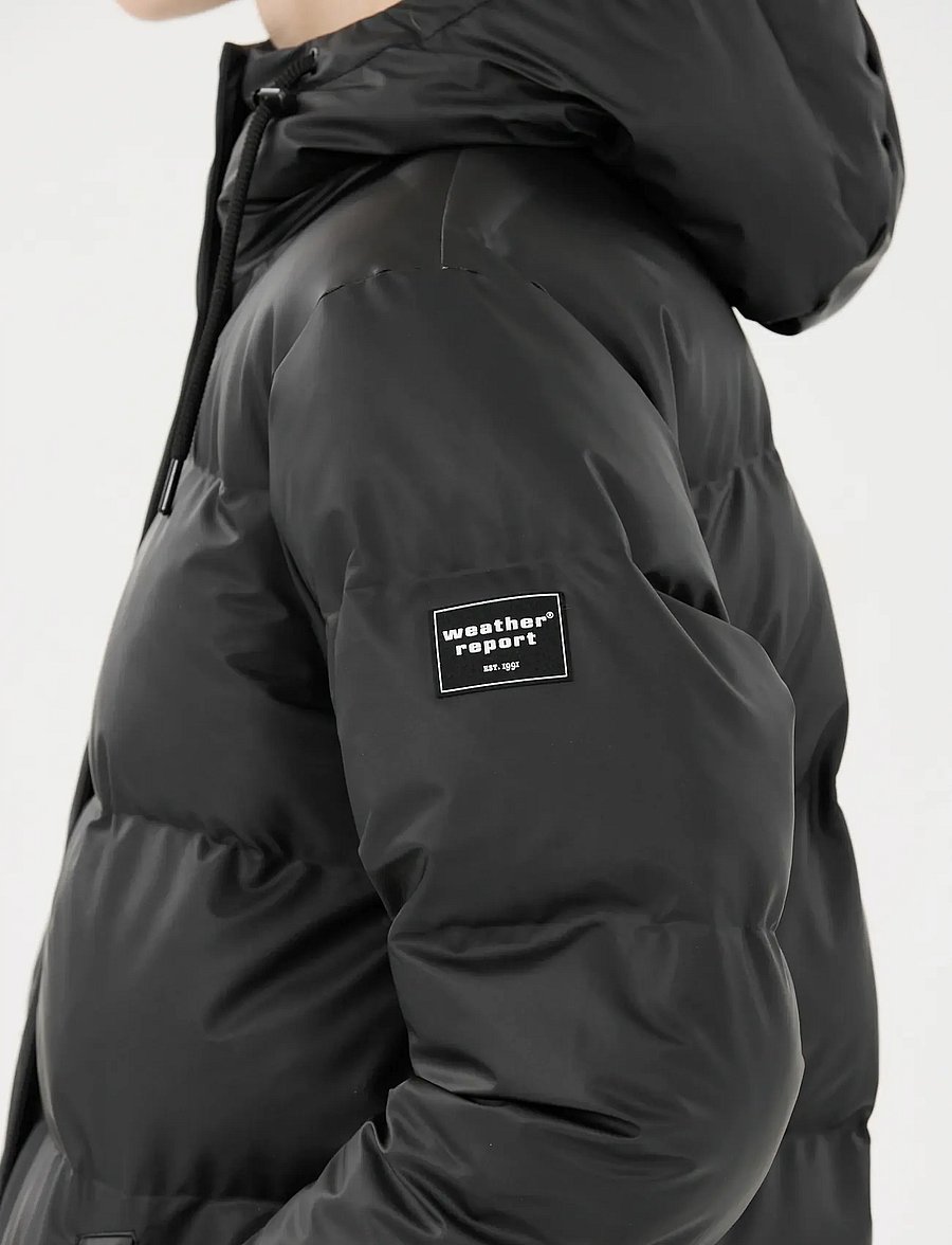 Weather Report - Audrey W PU Puffer Jacket W-PRO 500 - black - 3