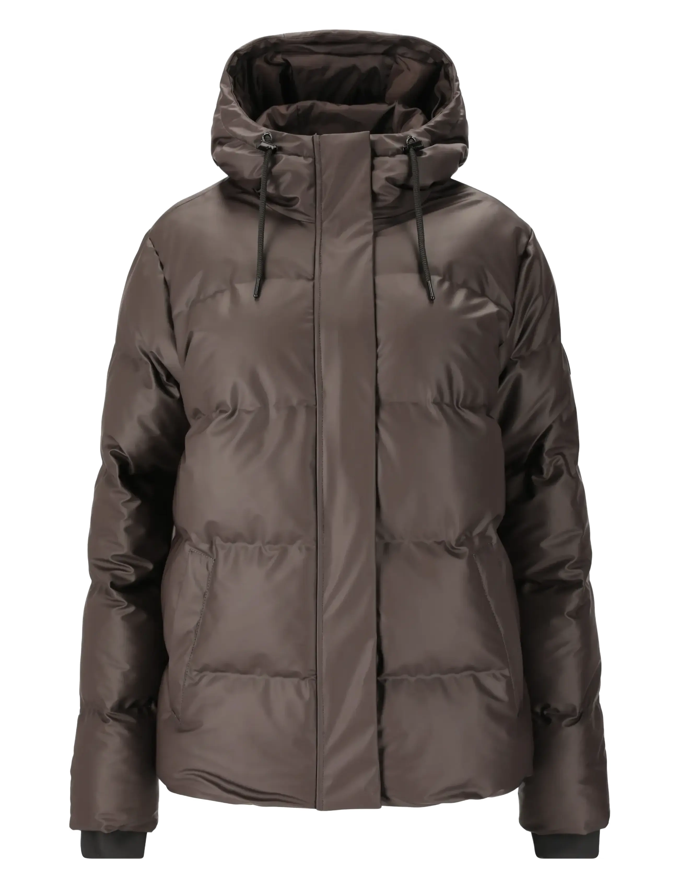 Weather Report Audrey W PU Puffer Jacket W-PRO 500 - Down jackets - ESPRESSO / brown
