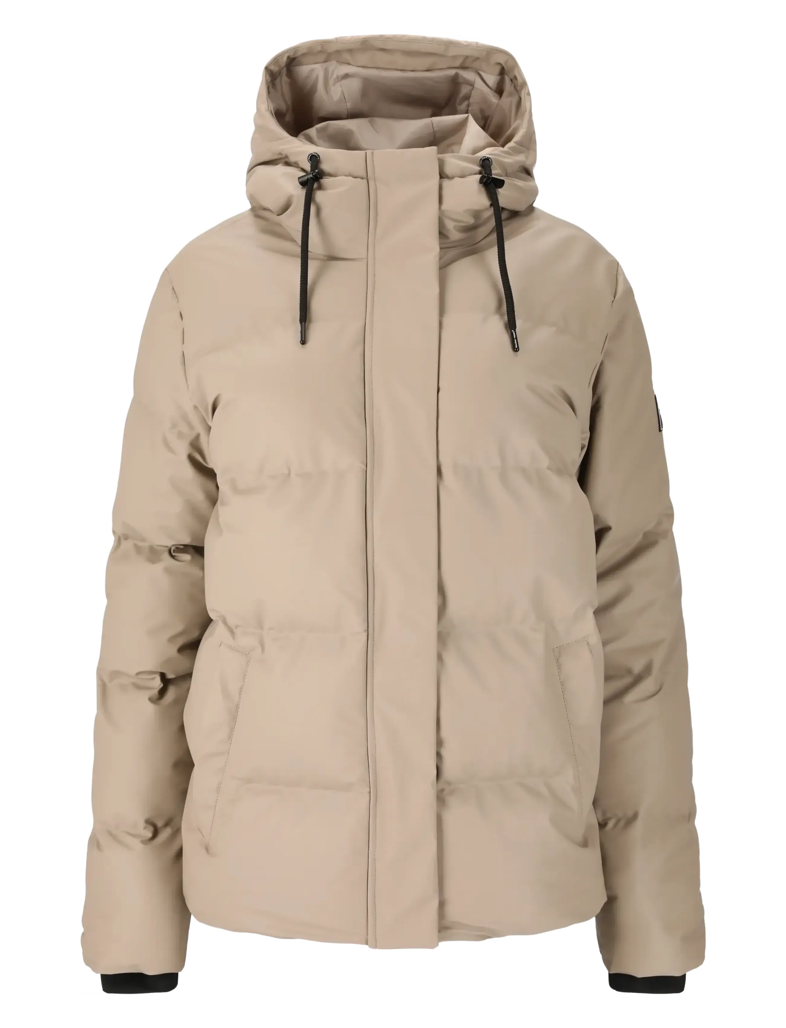 Weather Report Audrey W PU Puffer Jacket W-PRO 500 - Daunenjacken - MOON ROCK / beige