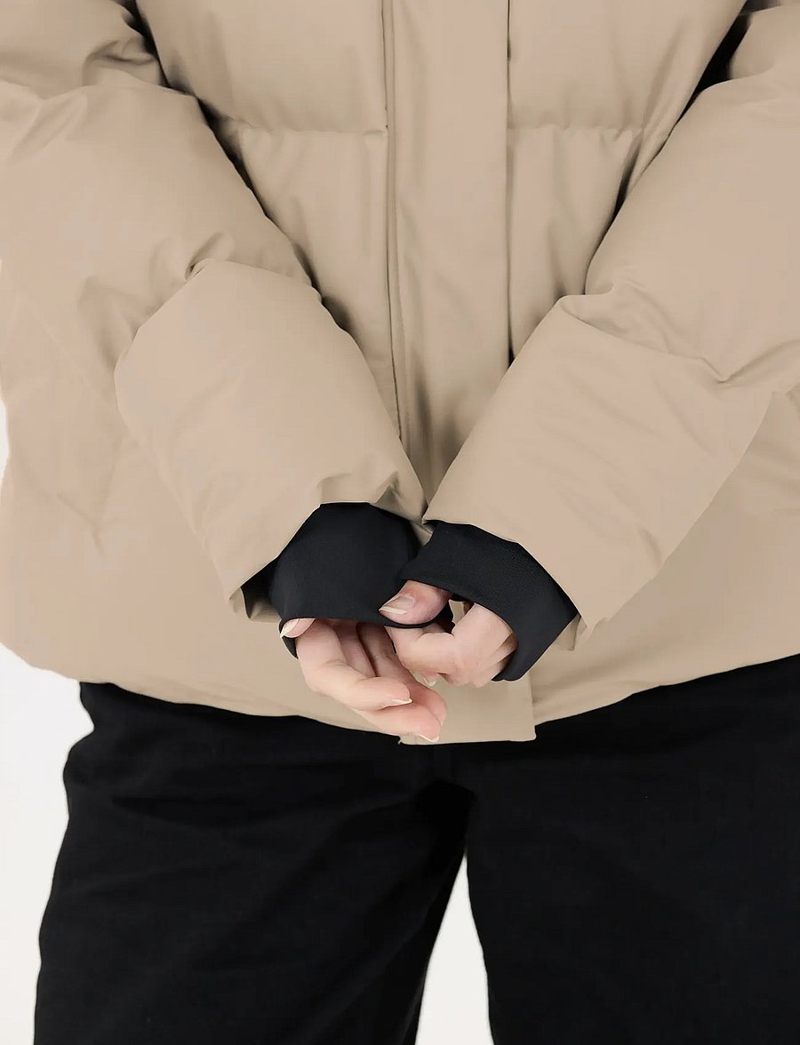 Weather Report - Audrey W PU Puffer Jacket W-PRO 500 - moon rock - 4