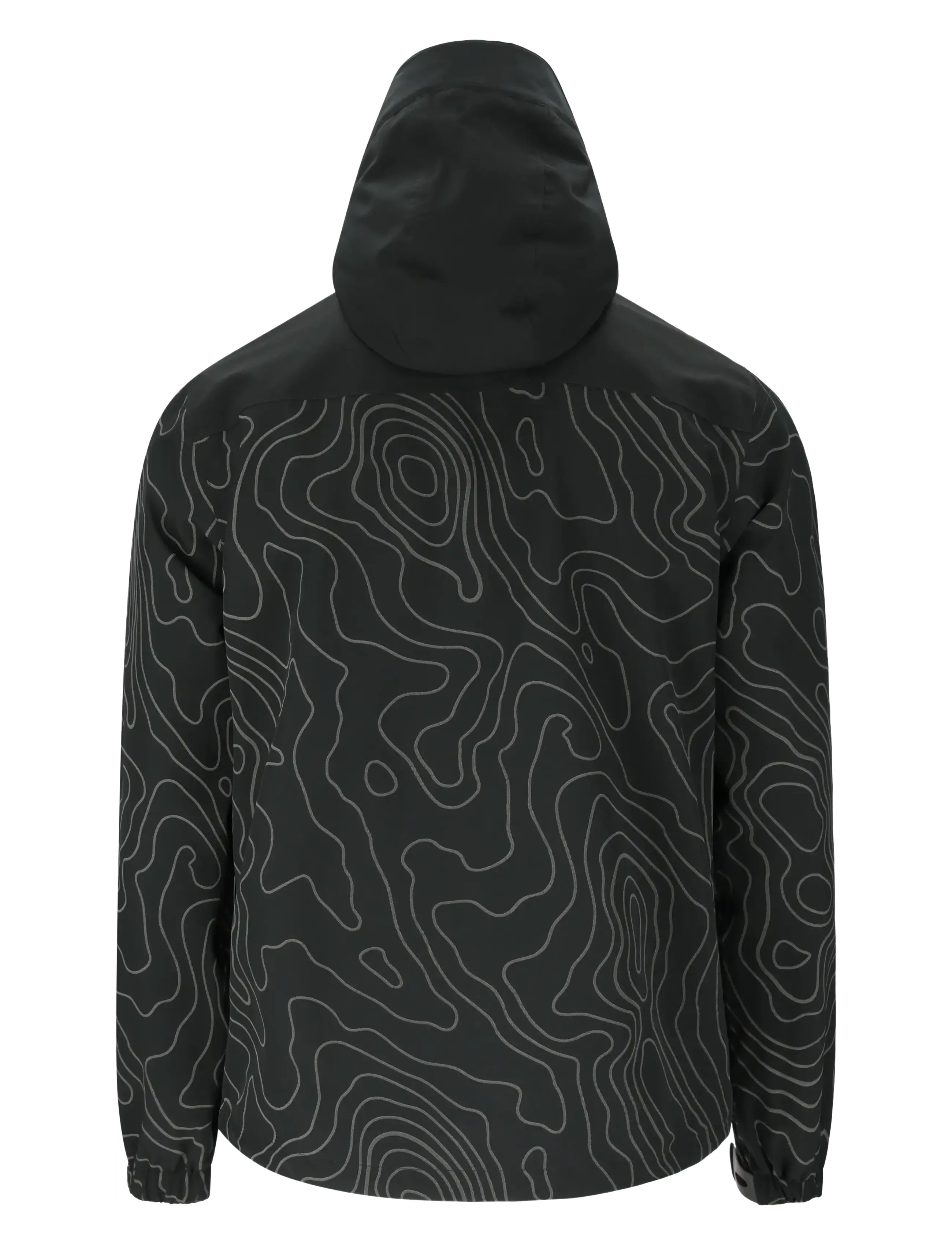 Weather Report - Delton M AOP AWG Jacket W-PRO 15000 - regnjakkar - black - 2