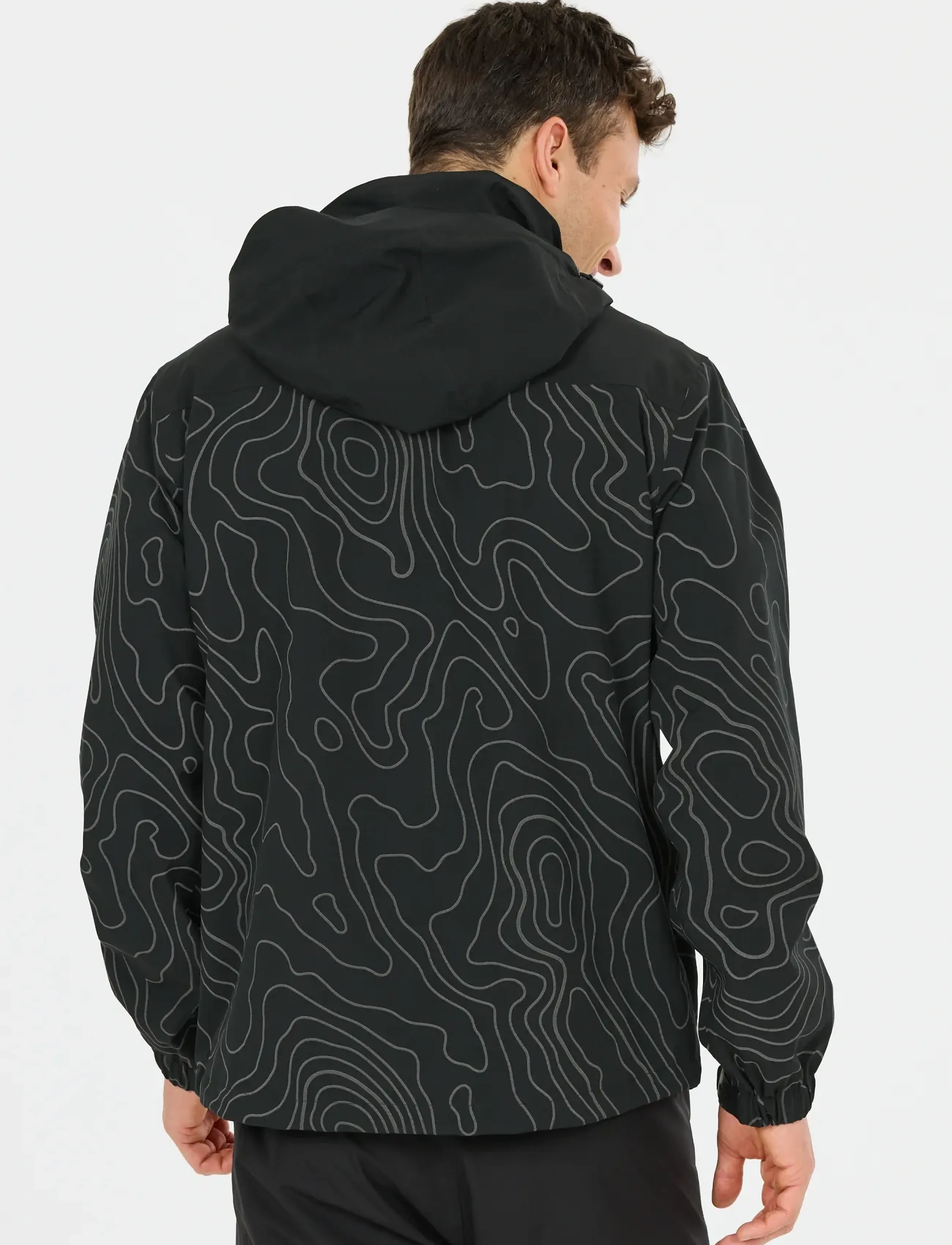 Weather Report - Delton M AOP AWG Jacket W-PRO 15000 - regnjakkar - black - 3