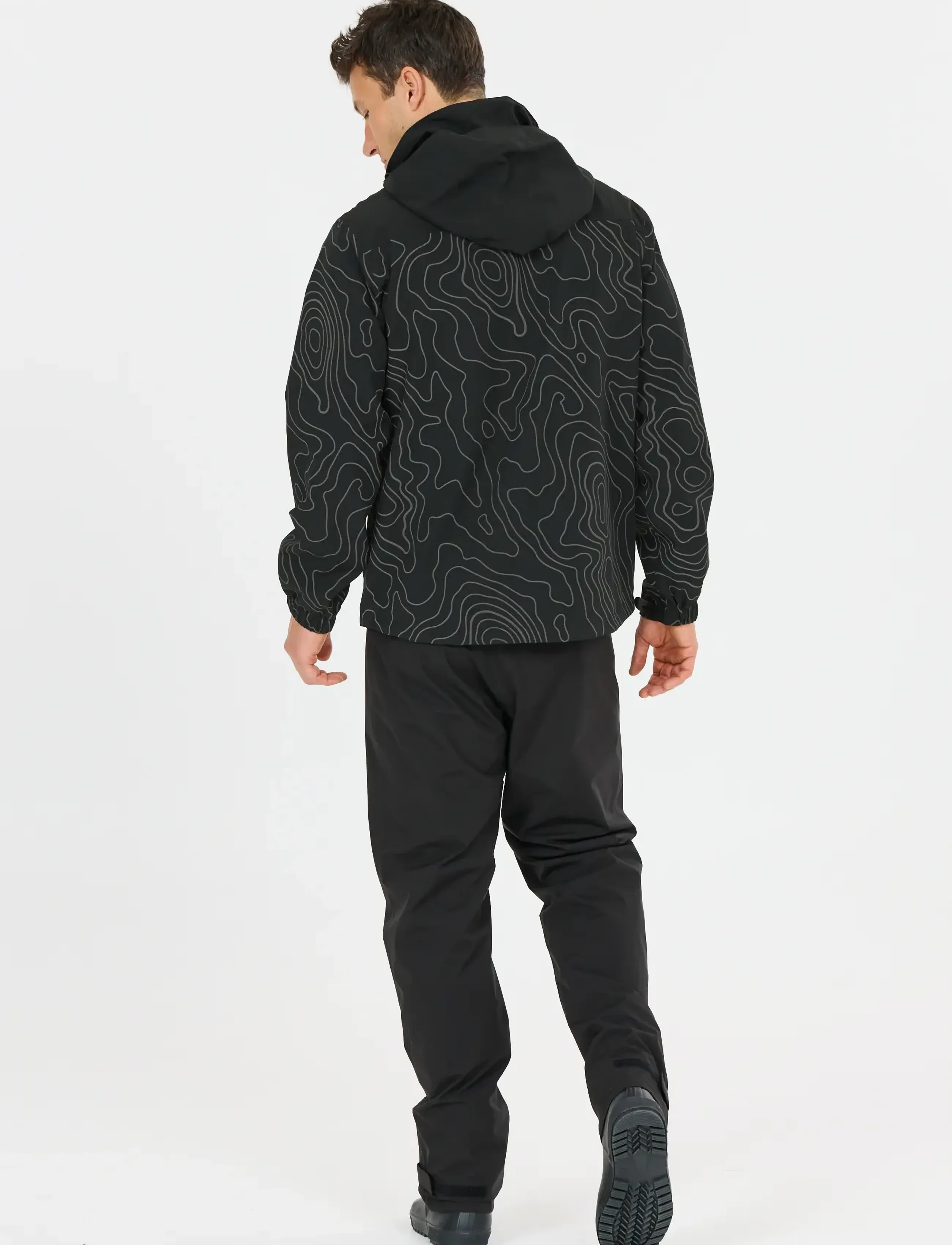 Weather Report - Delton M AOP AWG Jacket W-PRO 15000 - regnjakkar - black - 5