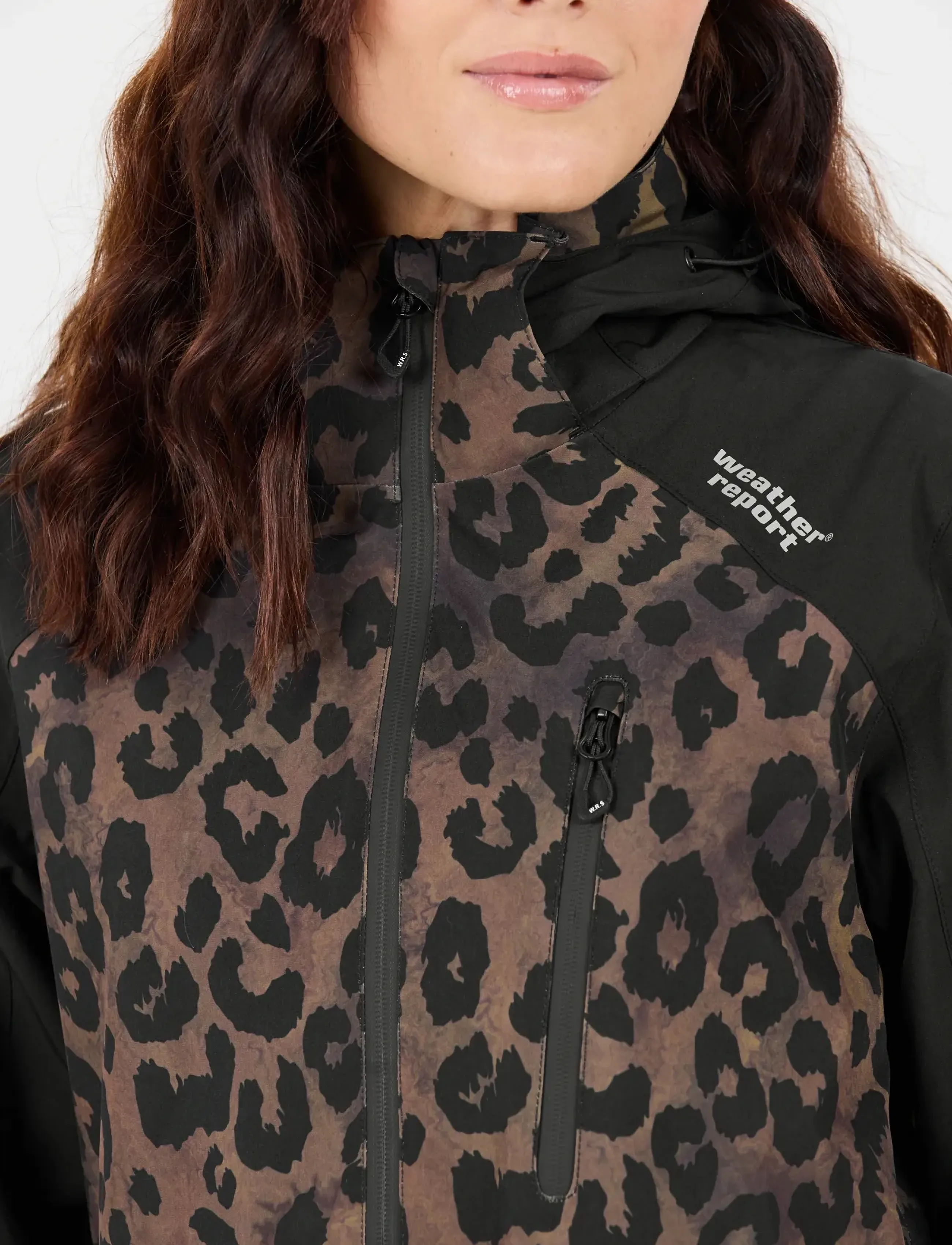 Weather Report - Camelia W AOP AWG Jacket W-PRO 1500 - vestes outdoor - black - 3