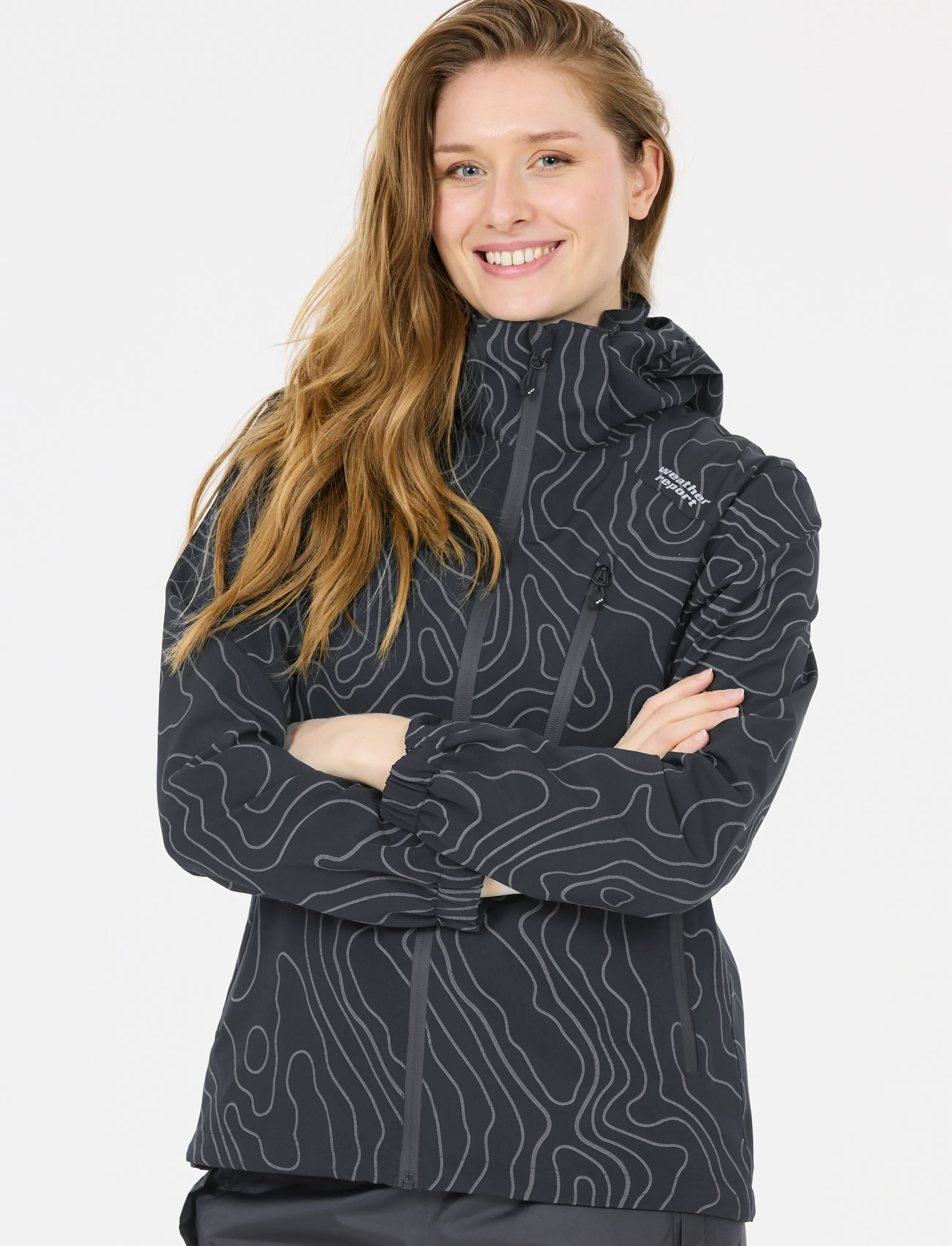 Weather Report Camelia W Aop Awg Jacket W-Pro 1500 jackor dam – bild 8