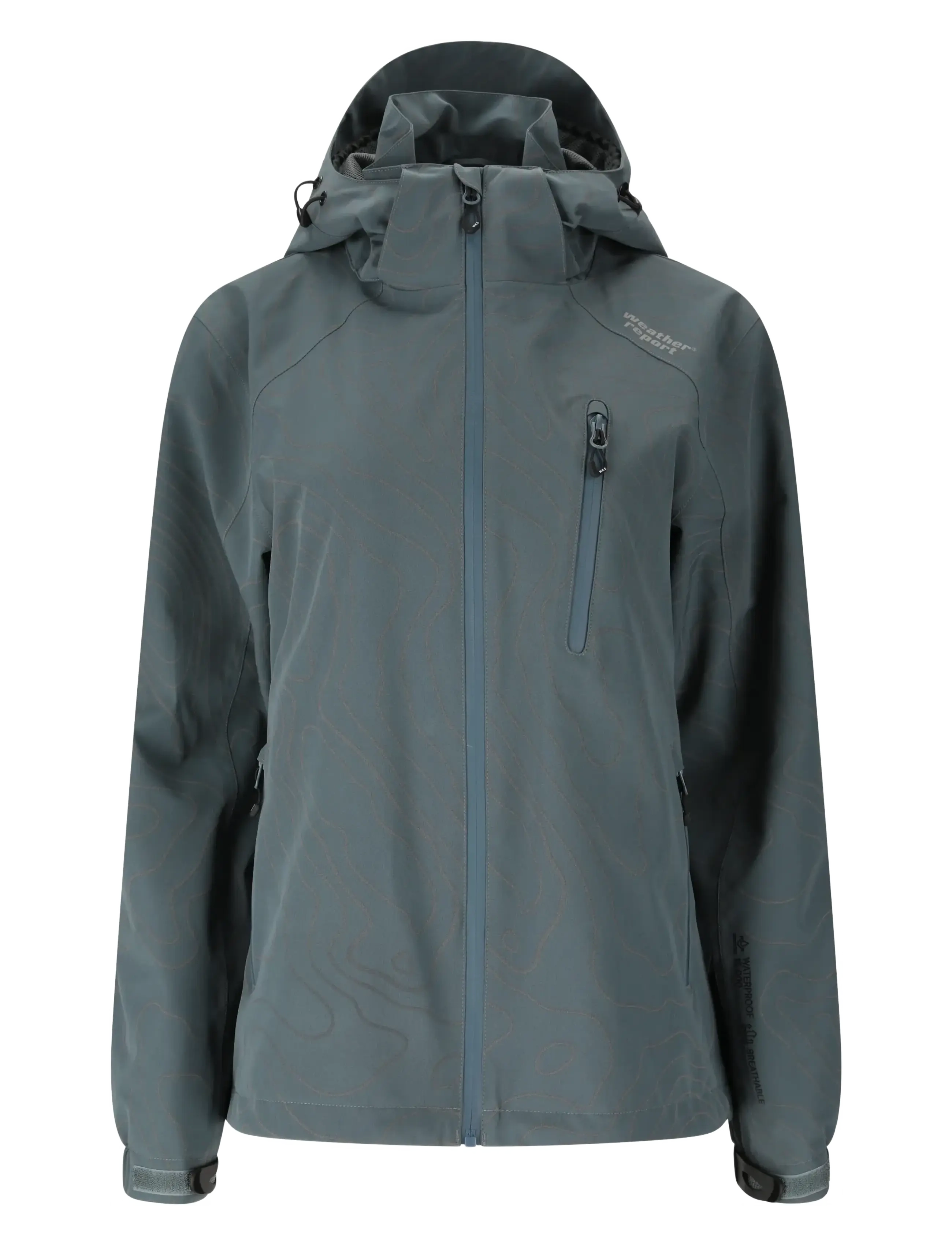 WEATHER REPORT Camelia W Aop Awg Jacke W-Pro 1500 Grau - 40 - Damen