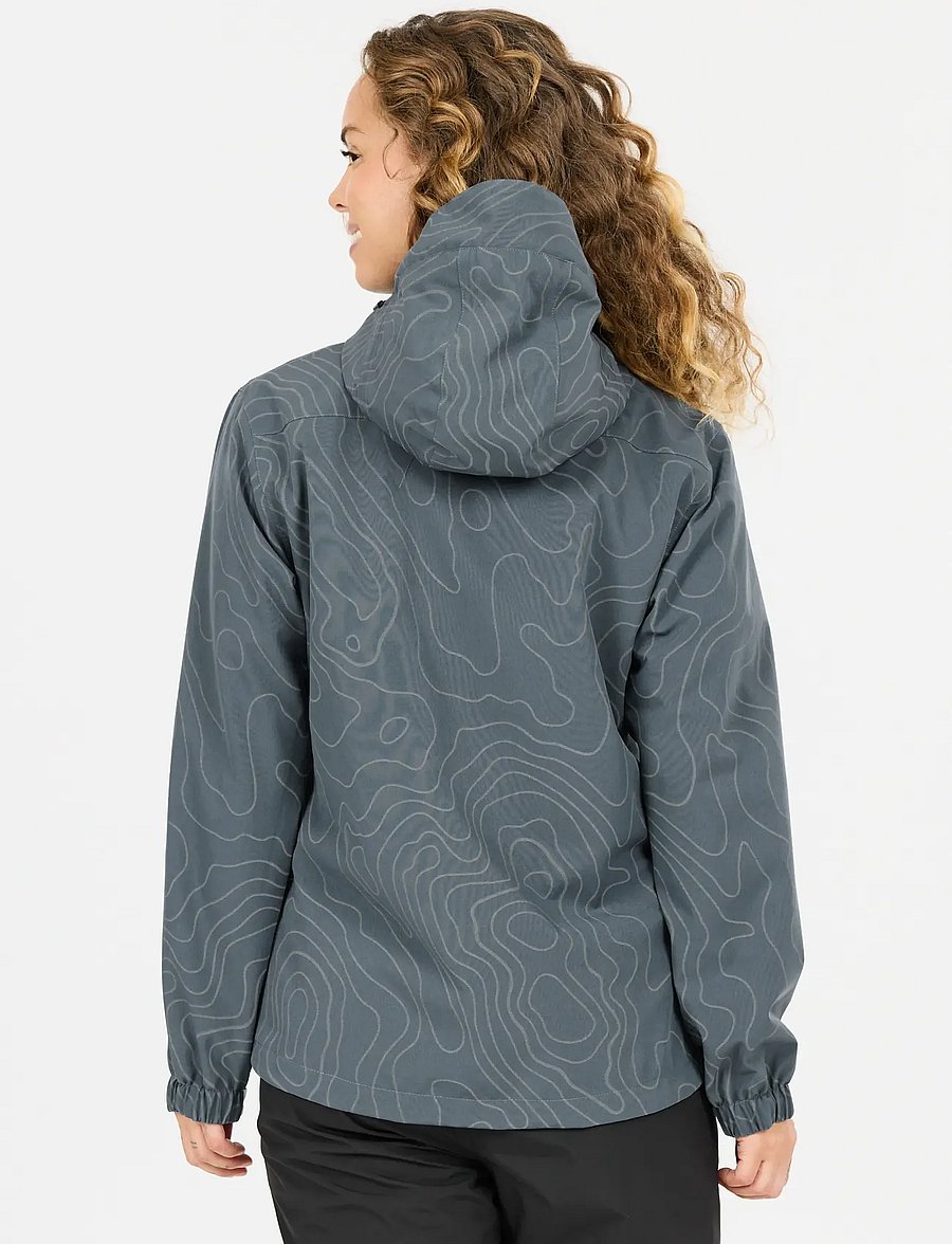Weather Report - Camelia W AOP AWG Jacket W-PRO 1500 - friluftsjakker - dark slate - 3