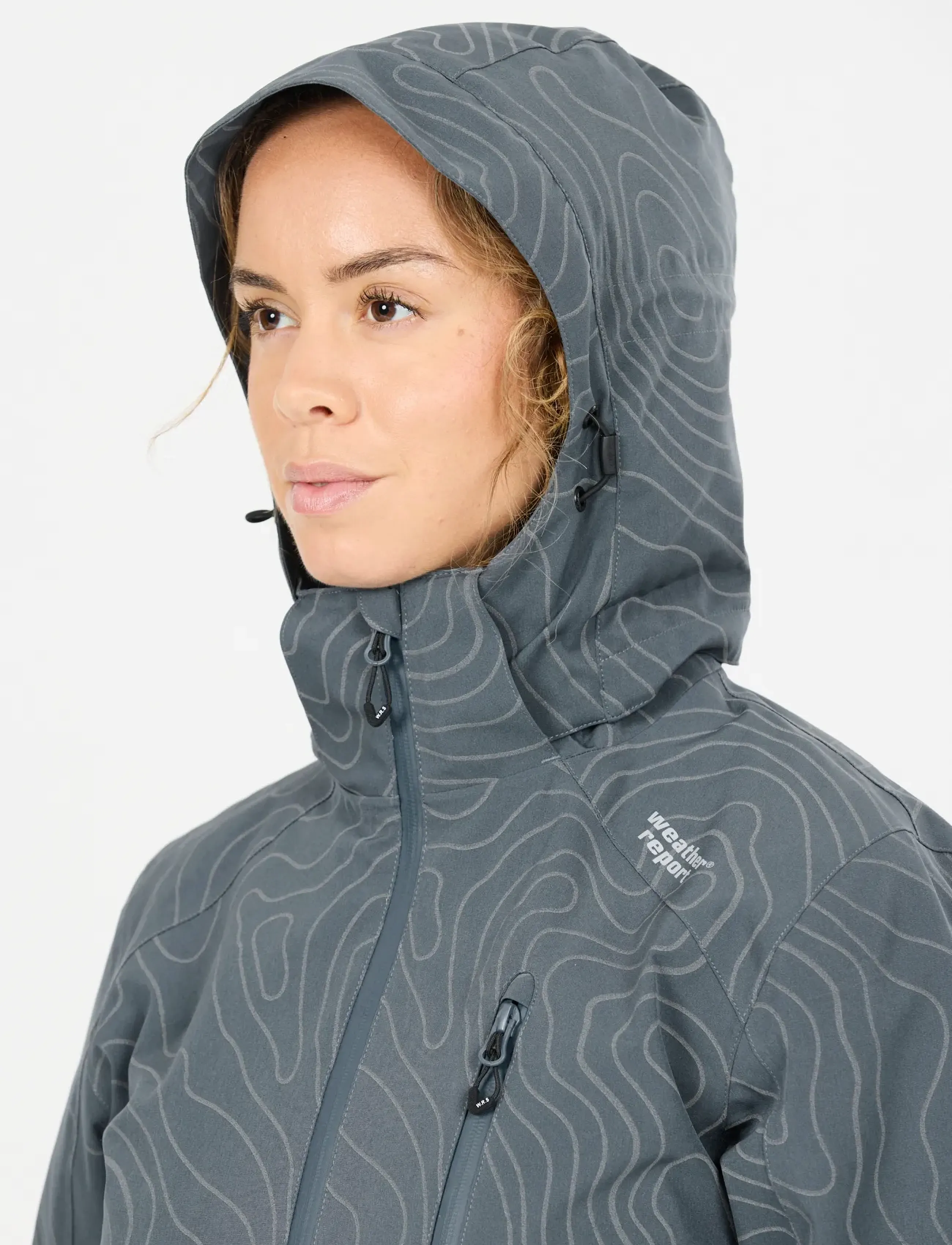 Weather Report Camelia W Aop Awg Jacket W-Pro 1500 jackor dam – bild 5