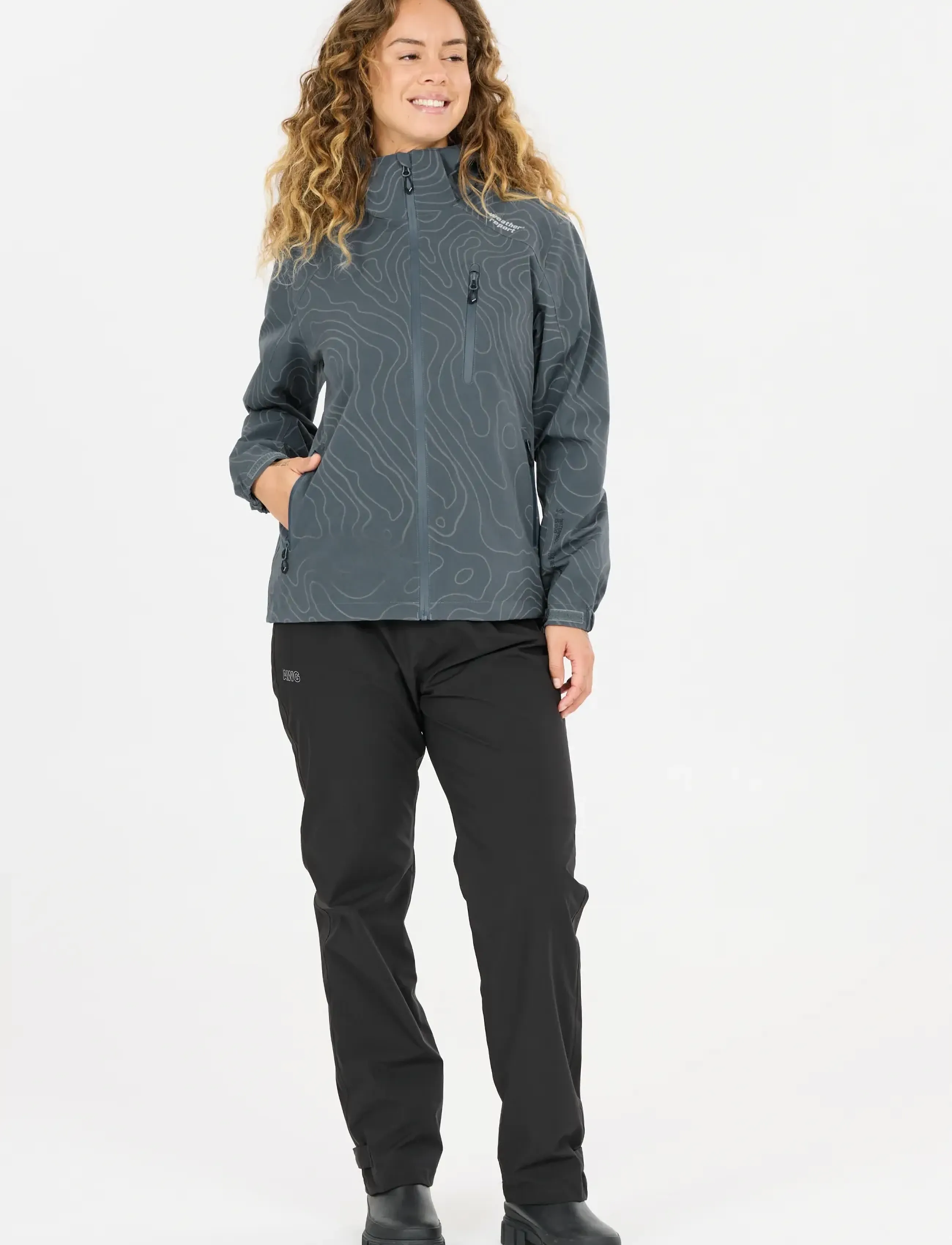 Weather Report Camelia W Aop Awg Jacket W-Pro 1500 jackor dam – bild 7