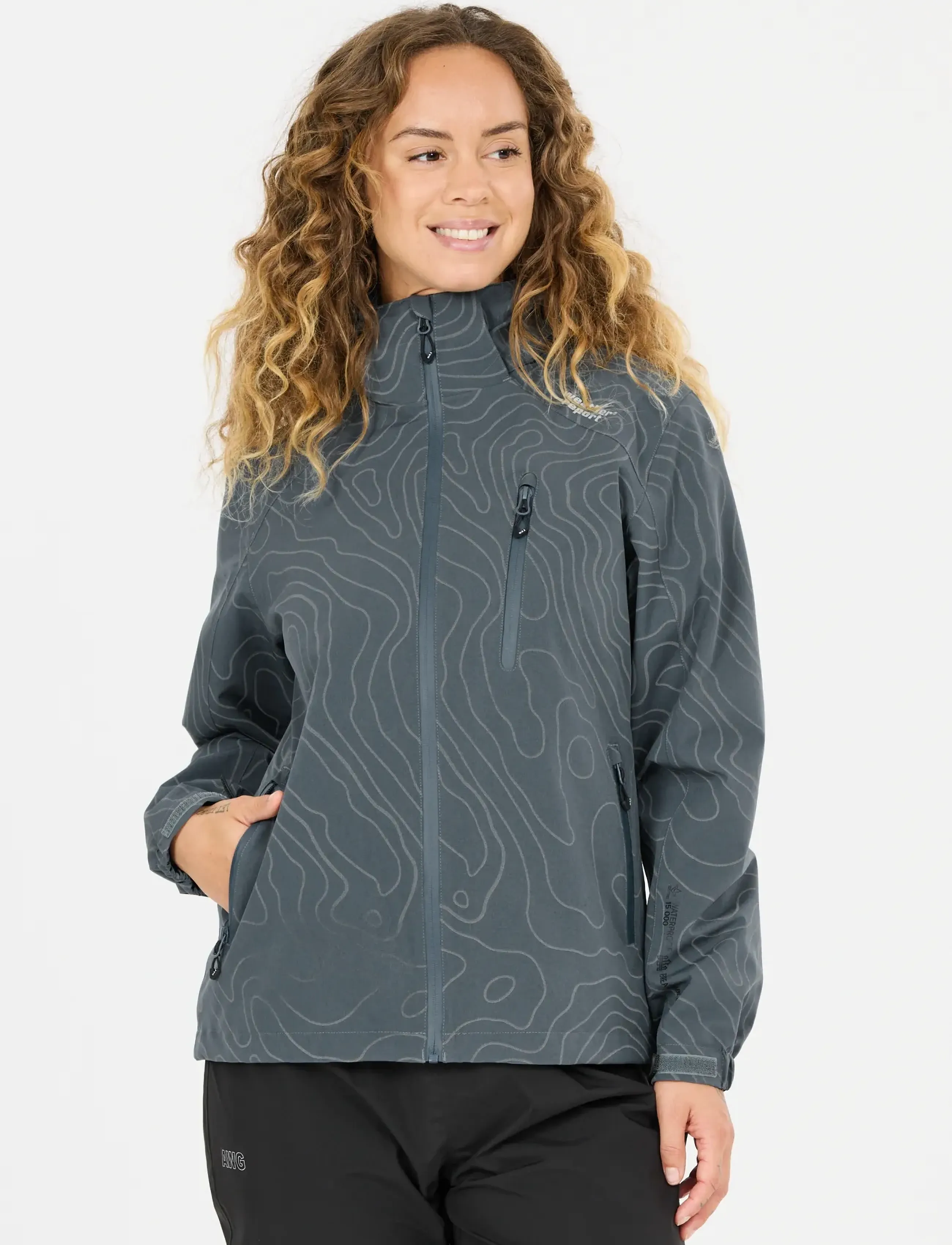 Weather Report Camelia W Aop Awg Jacket W-Pro 1500 jackor dam – bild 9