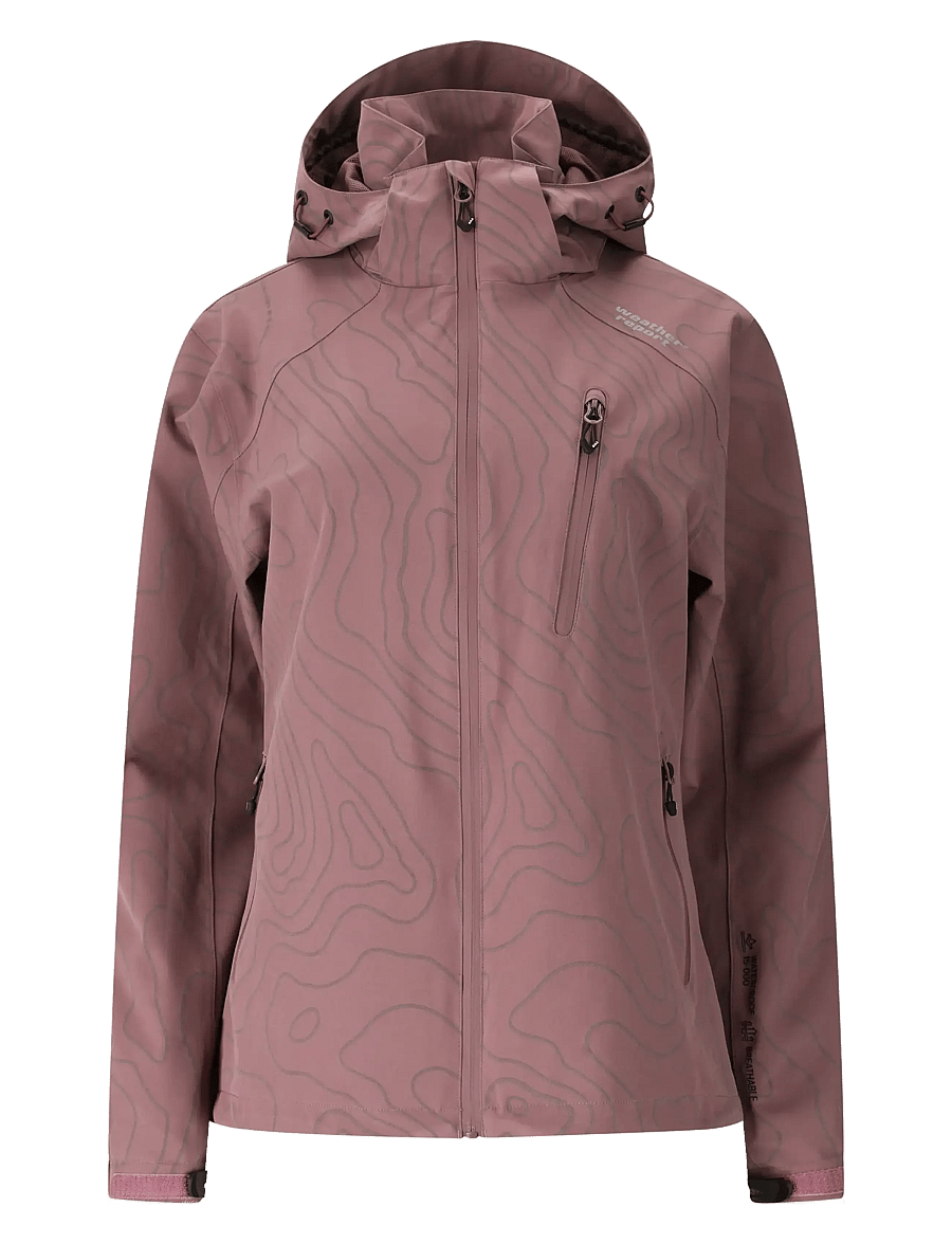 Weather Report - Camelia W AOP AWG Jacket W-PRO 1500 - outdoor jacken - flint - 1